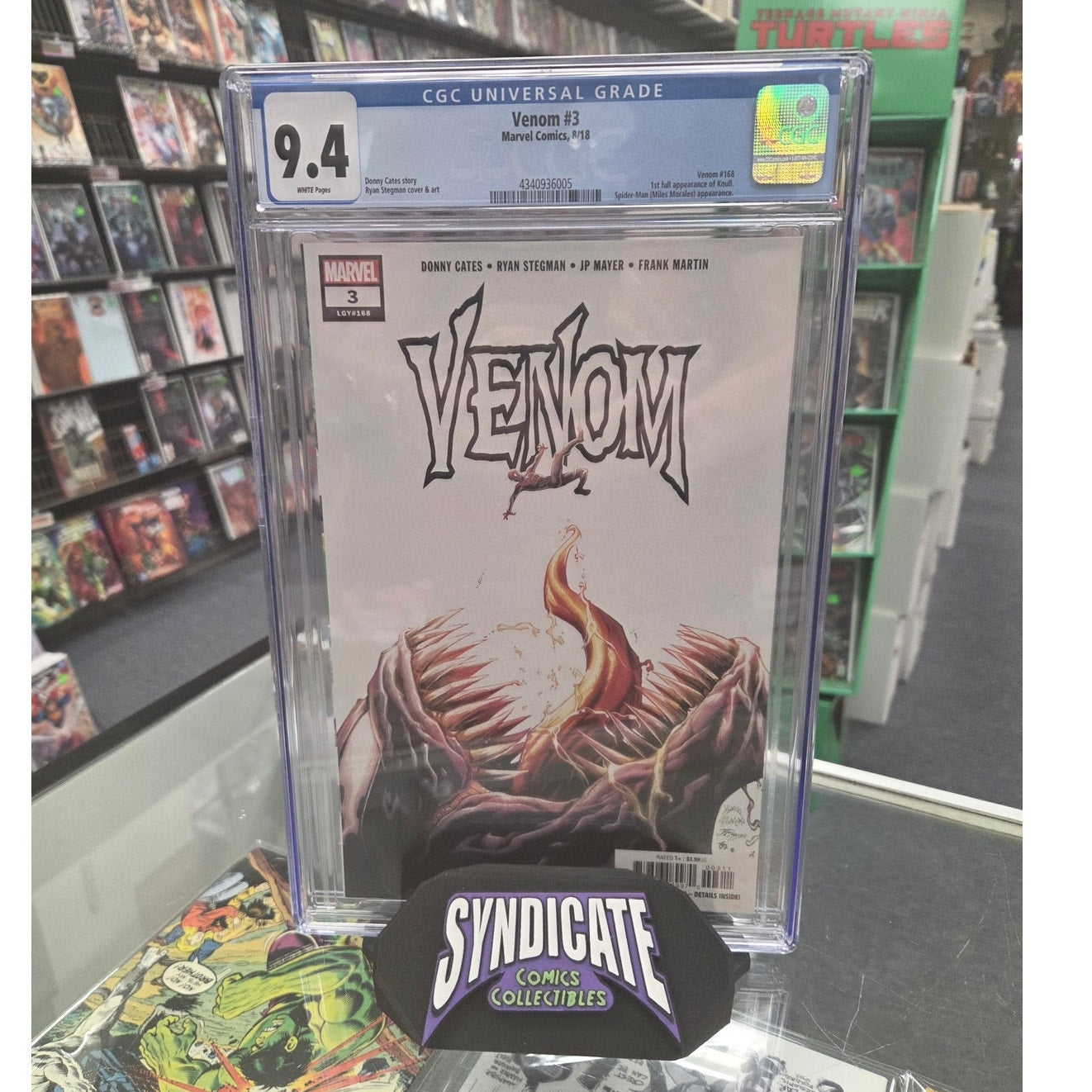 Venom #3 (CGC 9.4) 1st Knull