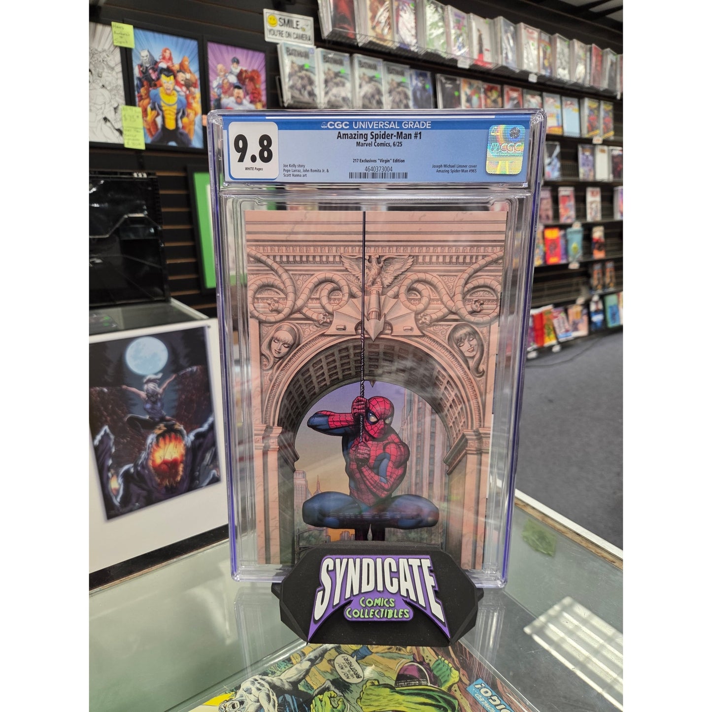Amazing Spider-Man #1 (CGC 9.8) Linsner Virgin Variant