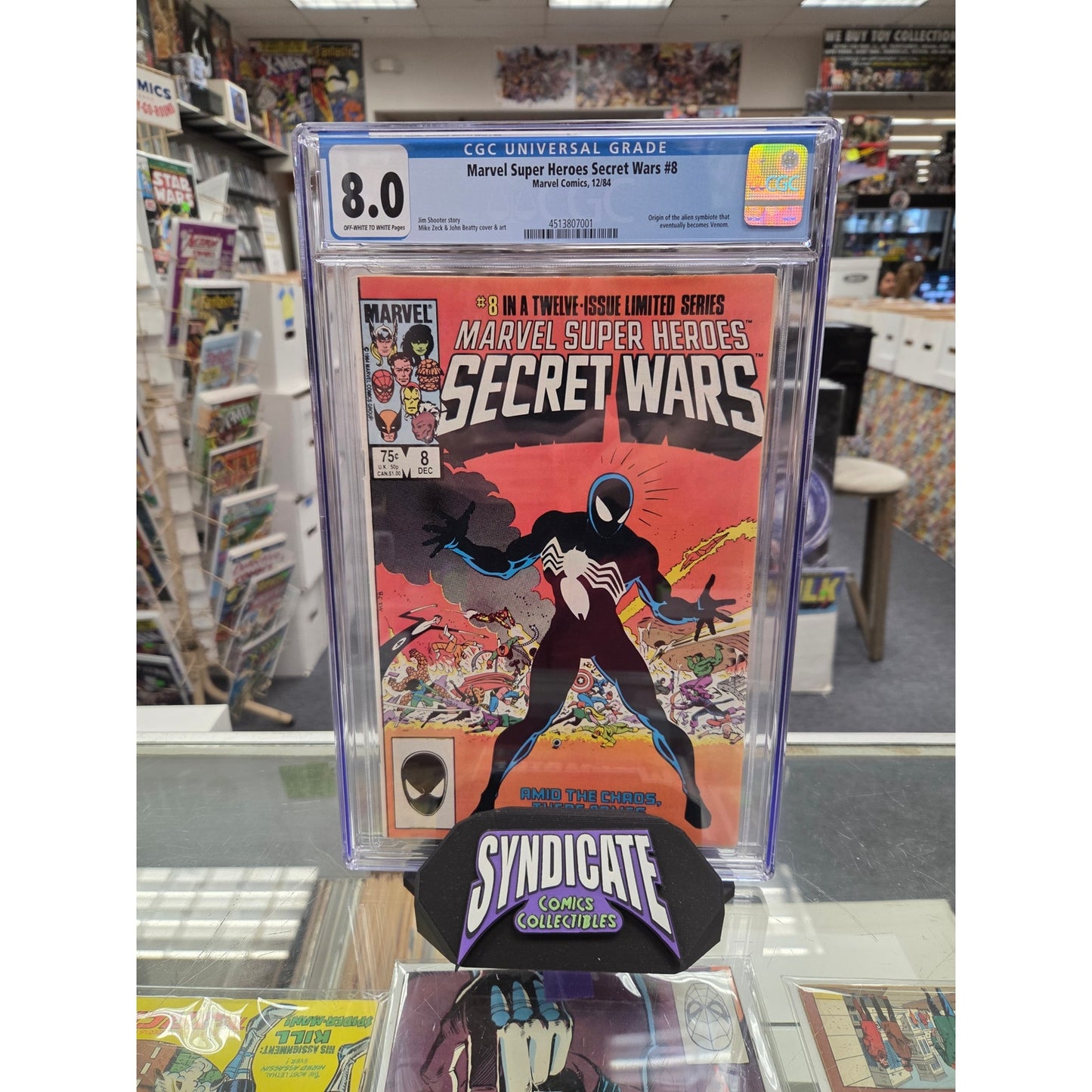 Marvel Super-Heroes: Secret Wars #8 (CGC 8.0) Origin of Black Costume