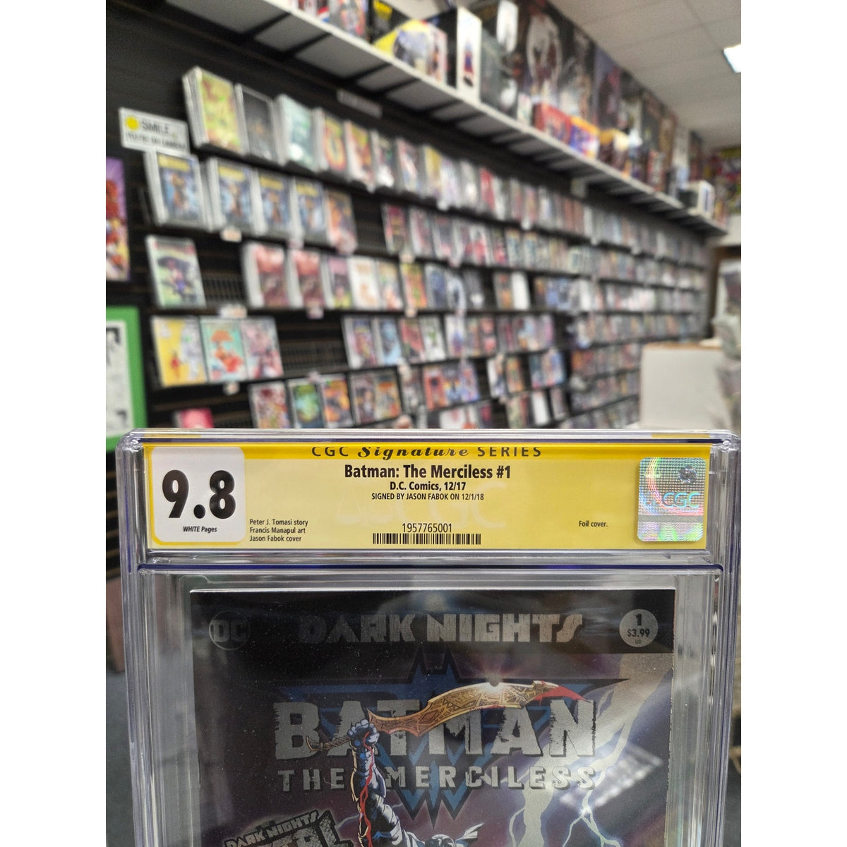 Batman: The Merciless #1 (CGC 9.8) Signed by Jason Fabok