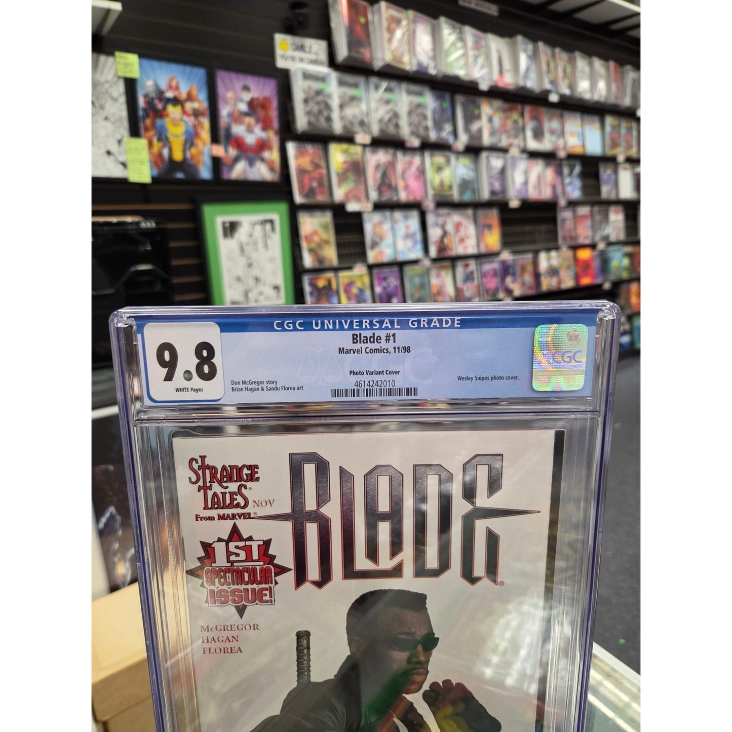 Blade #1 (CGC 9.8) Wesley Snipes Photo Variant