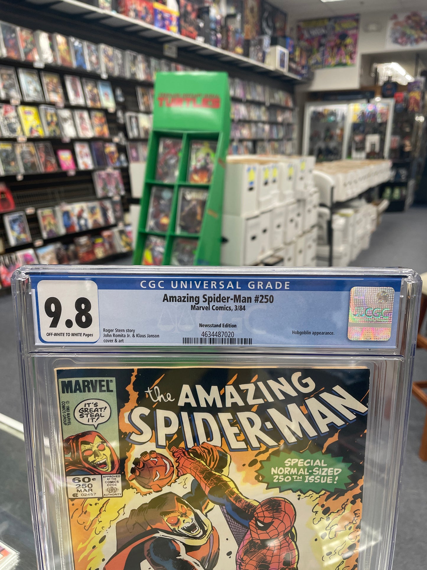Amazing Spider-Man #250 (CGC 9.8) Newsstand Edition