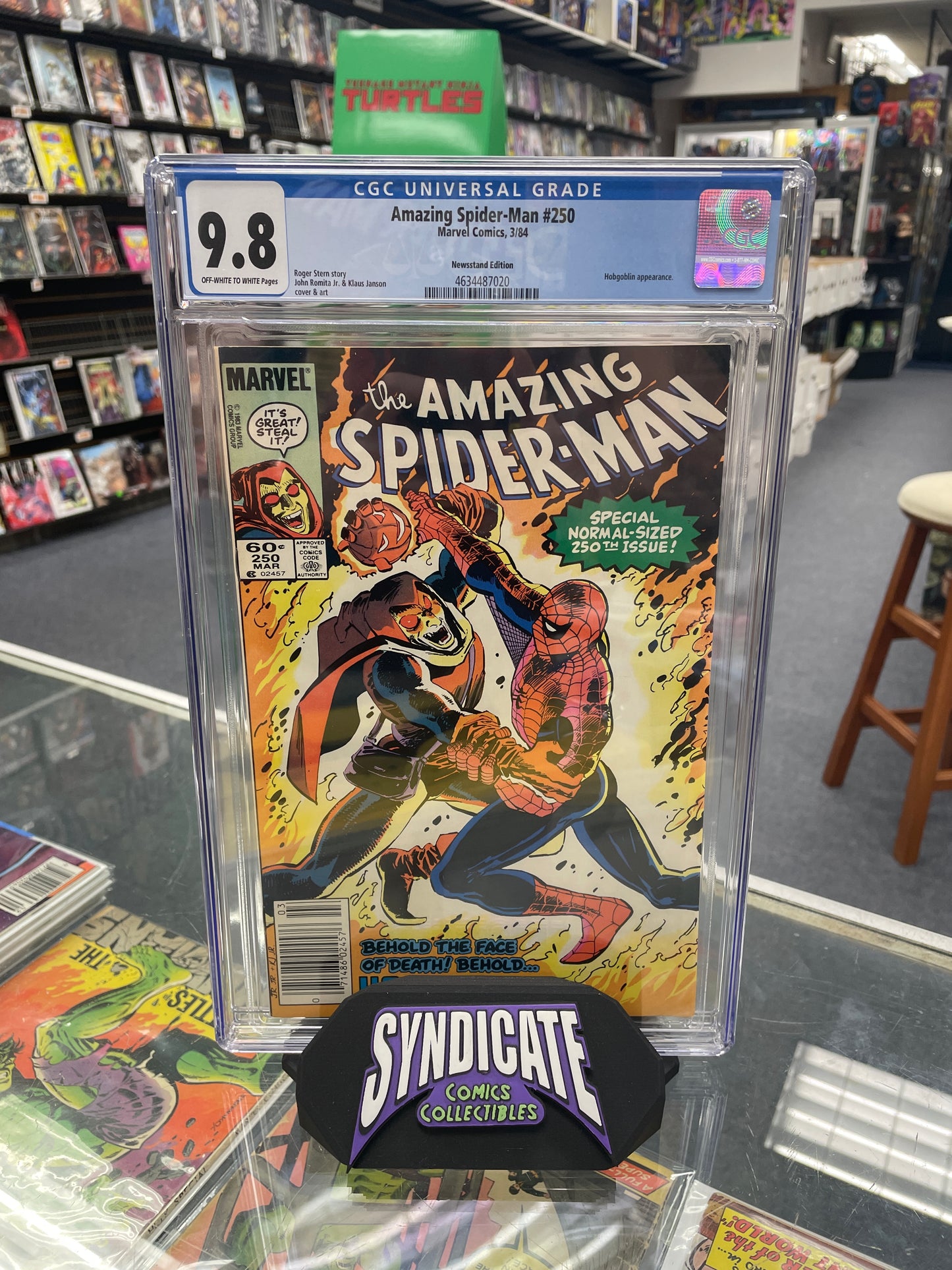 Amazing Spider-Man #250 (CGC 9.8) Newsstand Edition