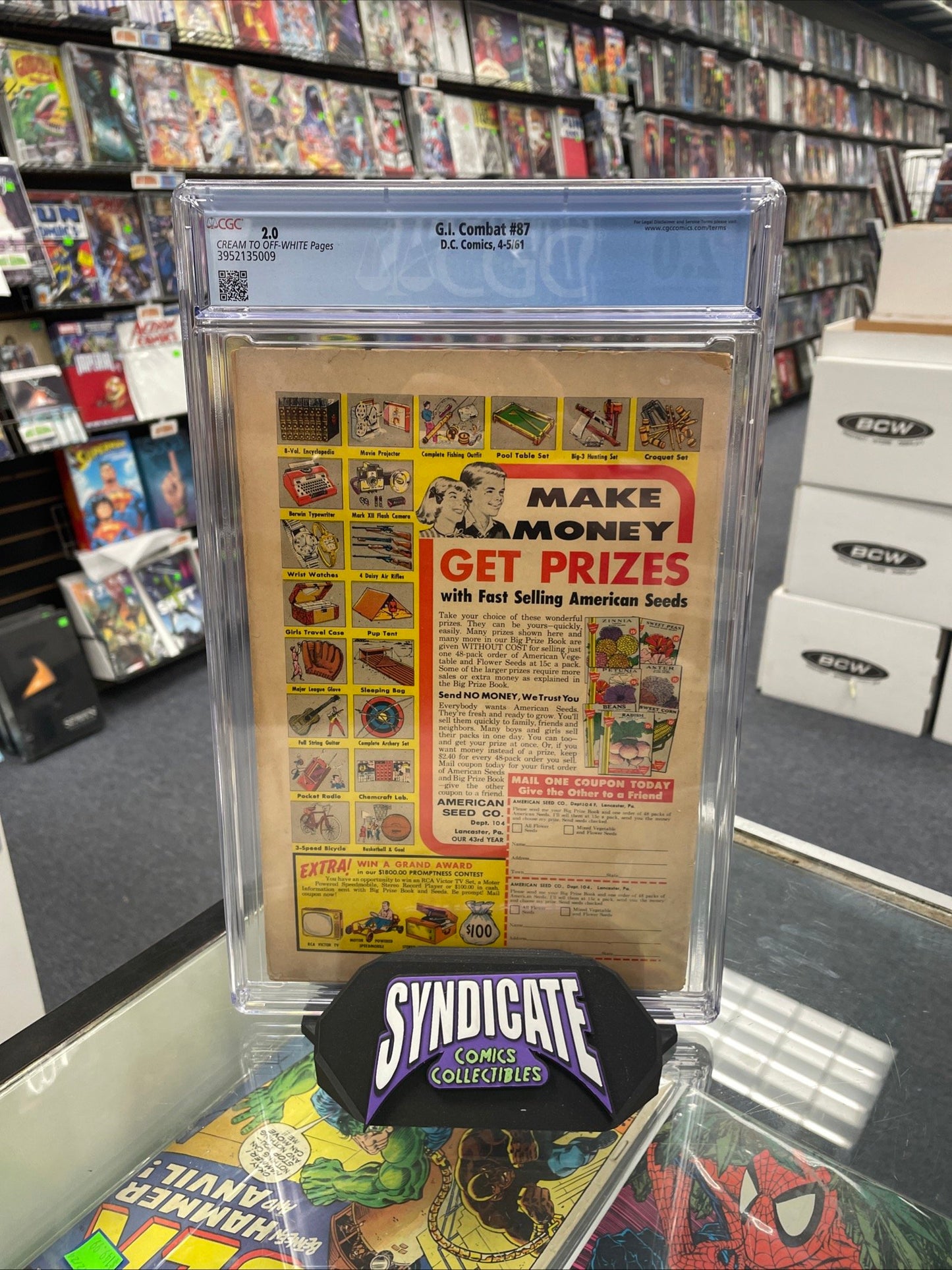 G.I. Combat #87 (CGC 2.0) 1st Haunted Tank