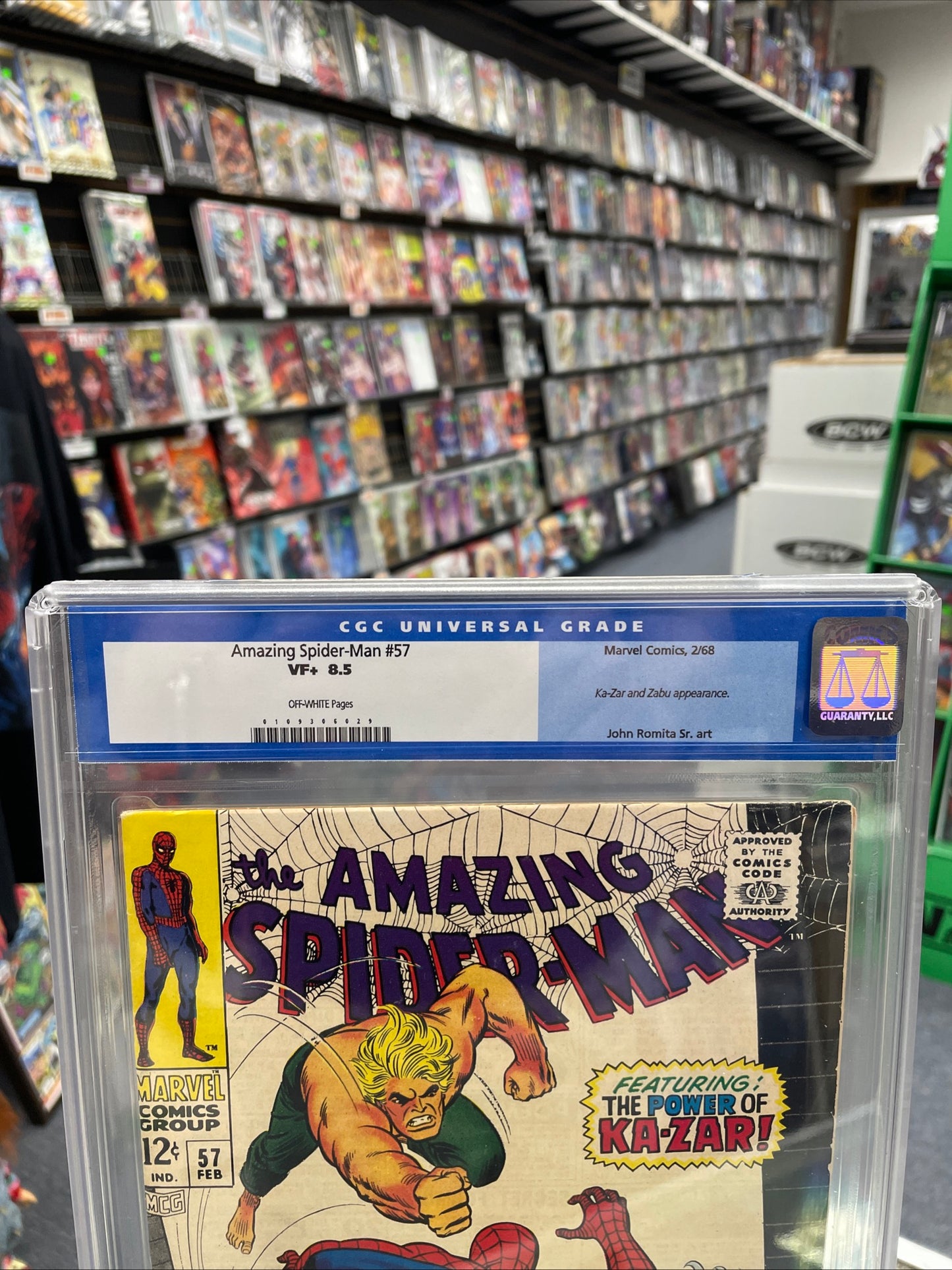 Amazing Spider-Man #57 (CGC 8.5) Ka-Zar Appearance