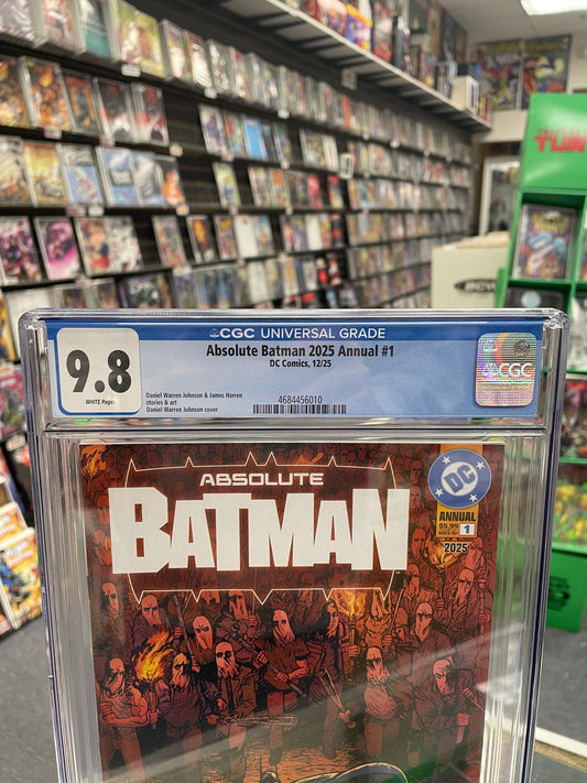 Absolute Batman 2025 Annual (CGC 9.8) 1st Print, Absolute Batmobile Origin