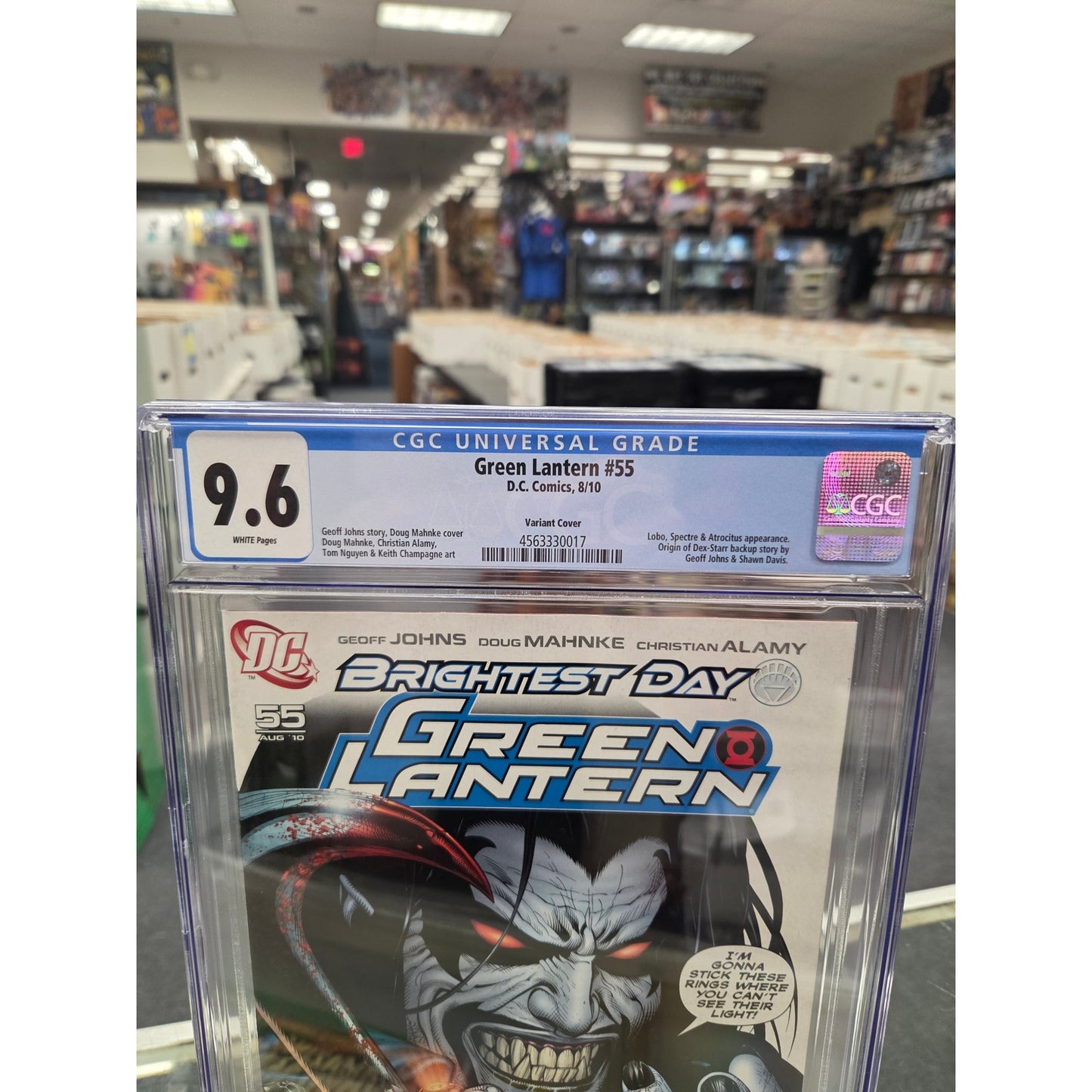 Green Lantern #55 (CGC 9.6) 1:25 Doug Mahnke Variant
