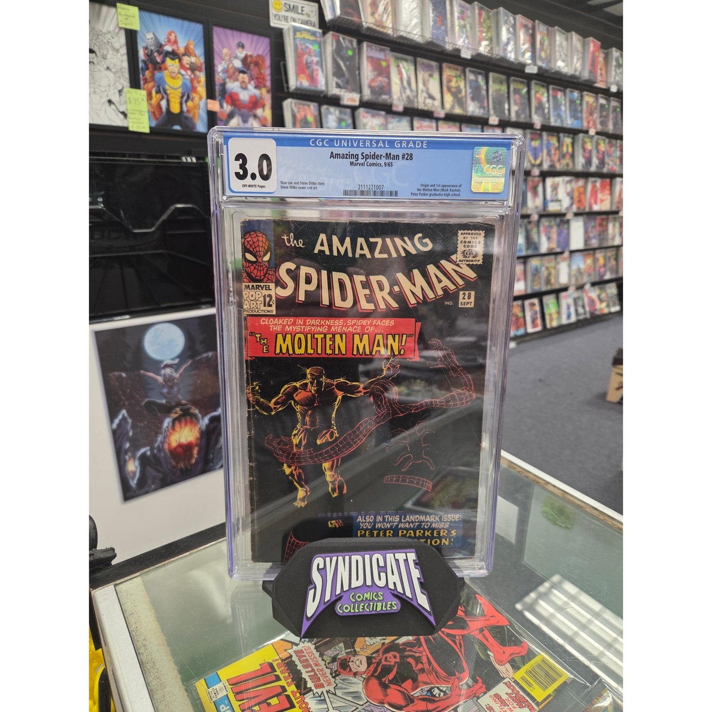 Amazing Spider-Man #28 (CGC 3.0) 1st Molten Man