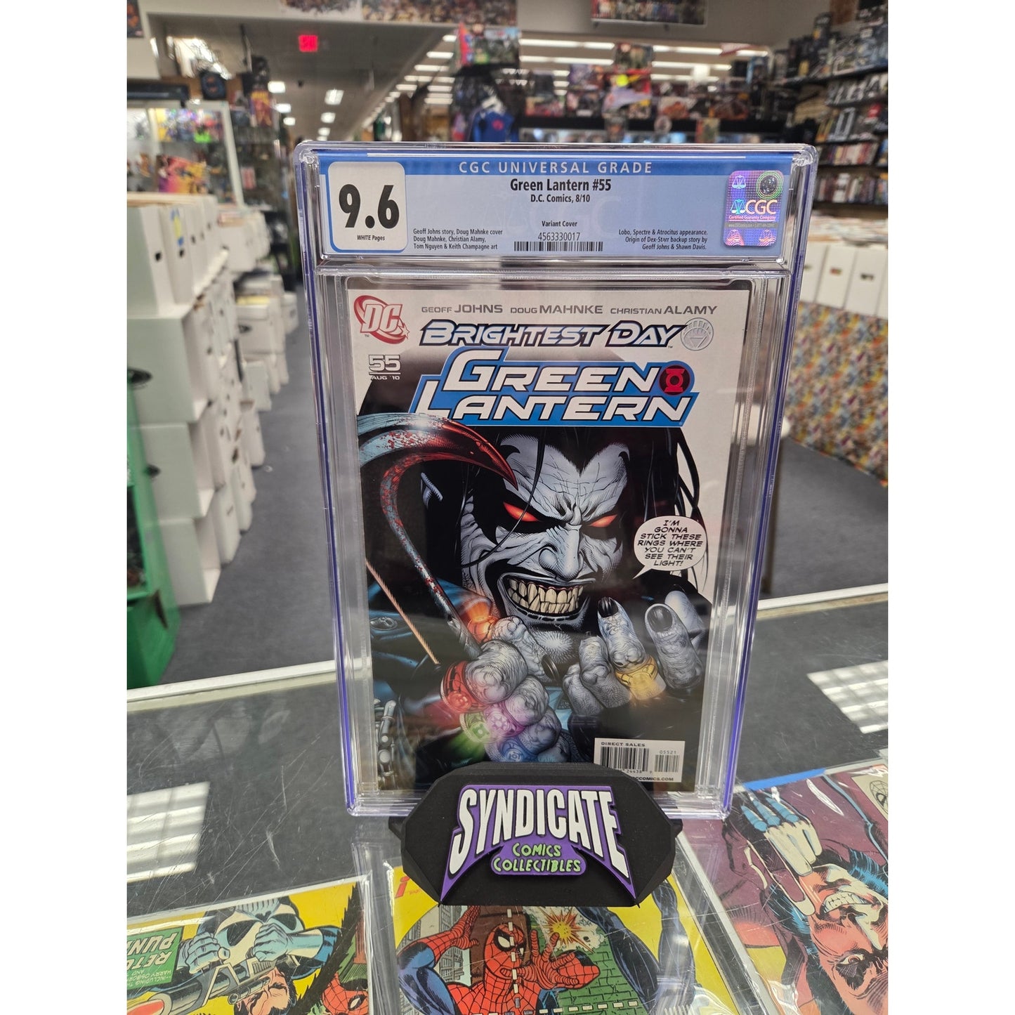 Green Lantern #55 (CGC 9.6) 1:25 Doug Mahnke Variant