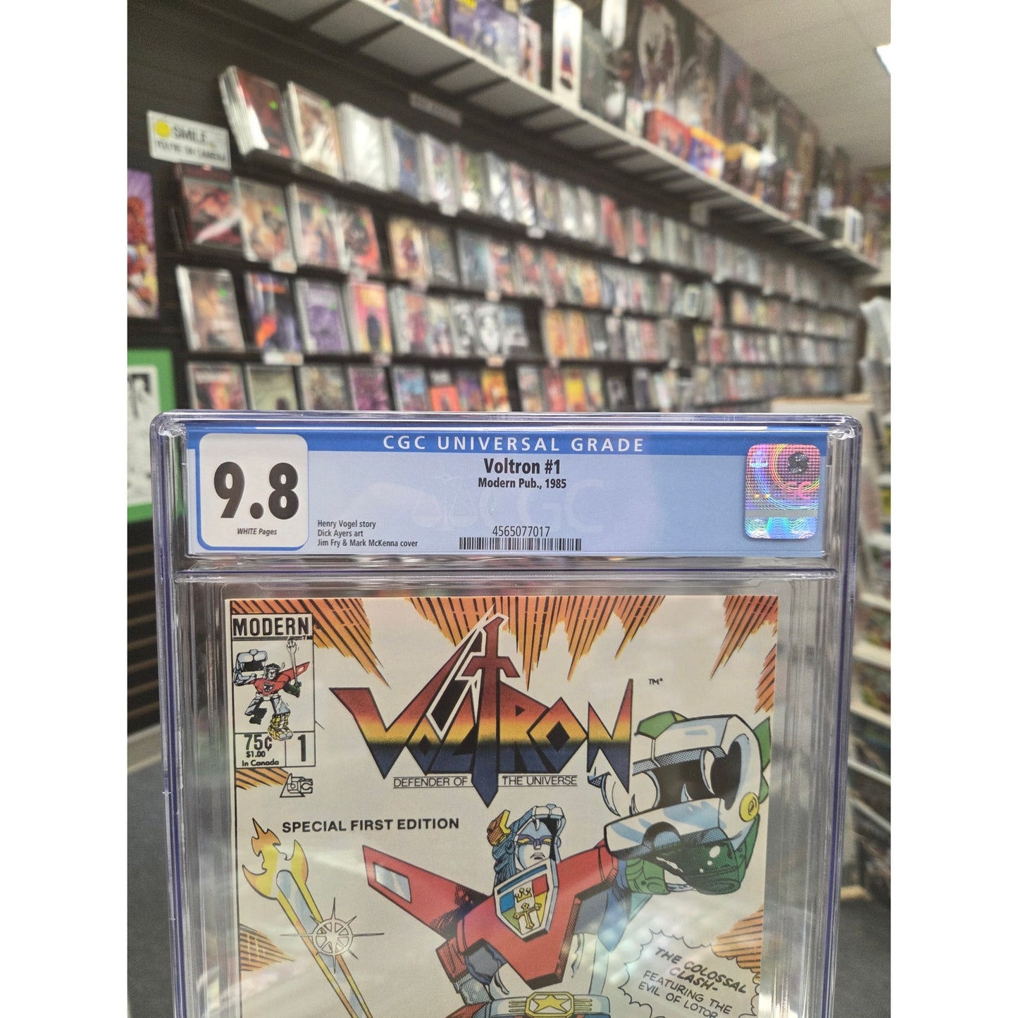 Voltron #1 (CGC 9.8) 1st Voltron in U.S. Comics