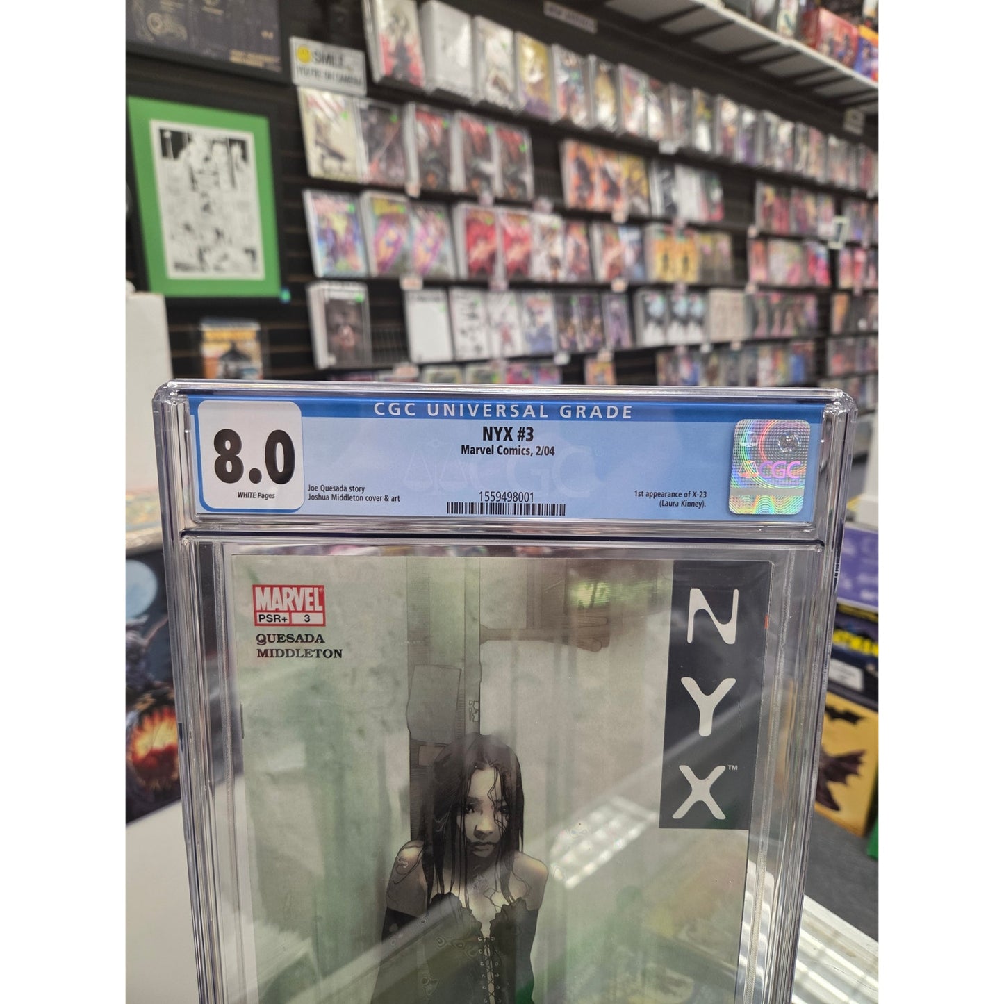 NYX #3 (CGC 8.0) 1st Laura Kinney X-23