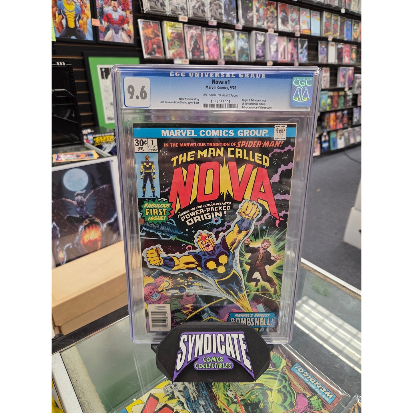 Nova #1 (CGC 9.6) 1st Appearance of Nova