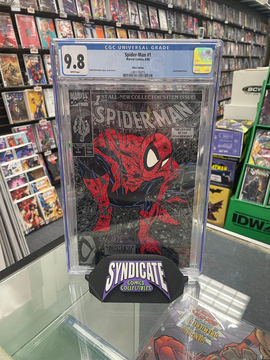 Spider-Man #1 Silver Edition (CGC 9.8) Iconic Cover