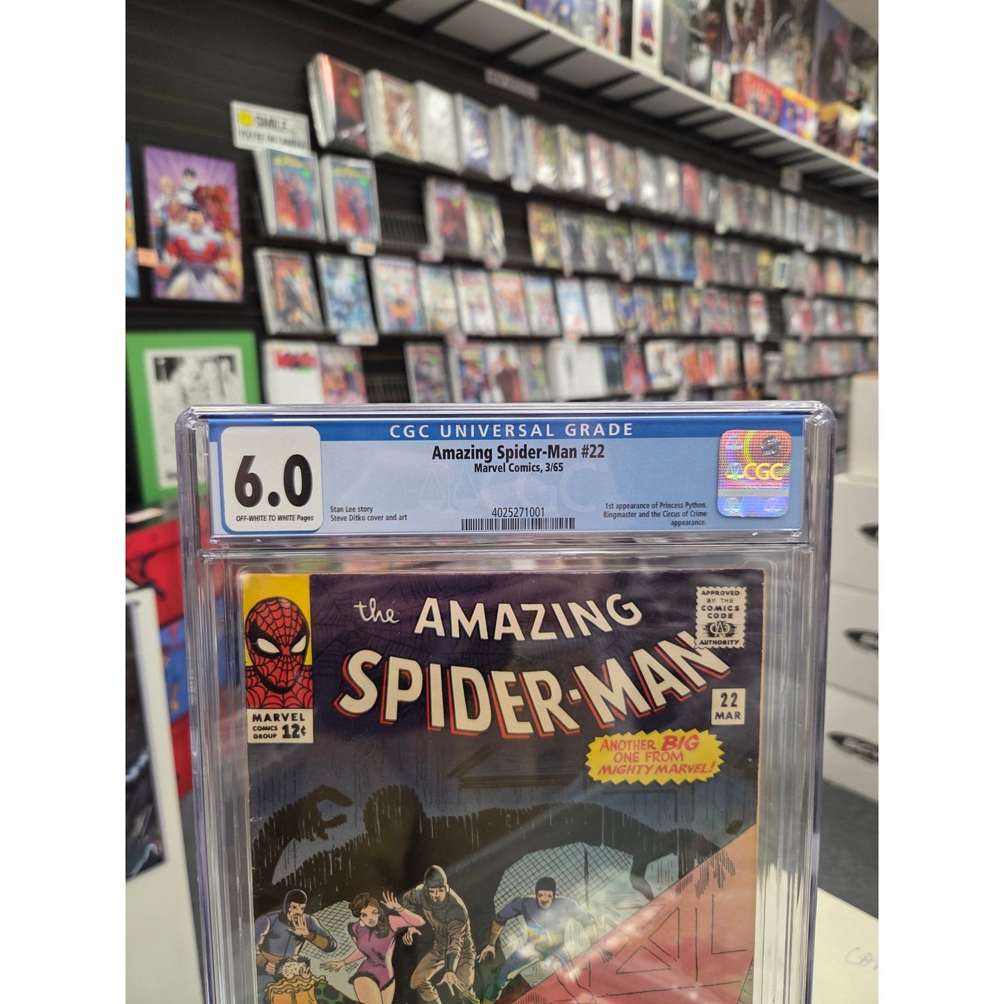 Amazing Spider-Man #22 (CGC 6.0) 1st Princess Python