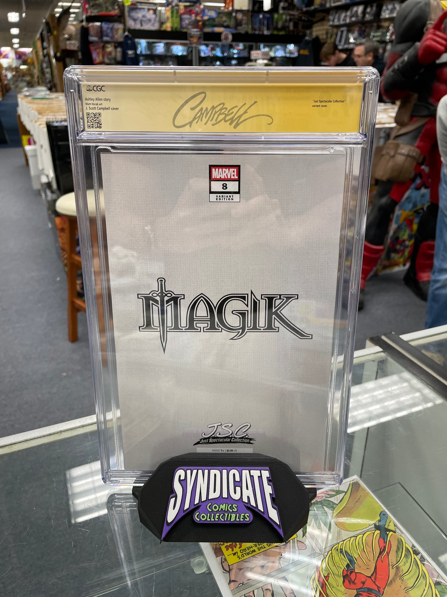 Magik #8 (CGC 9.8) J. Scott Campbell Virgin Variant, Signed