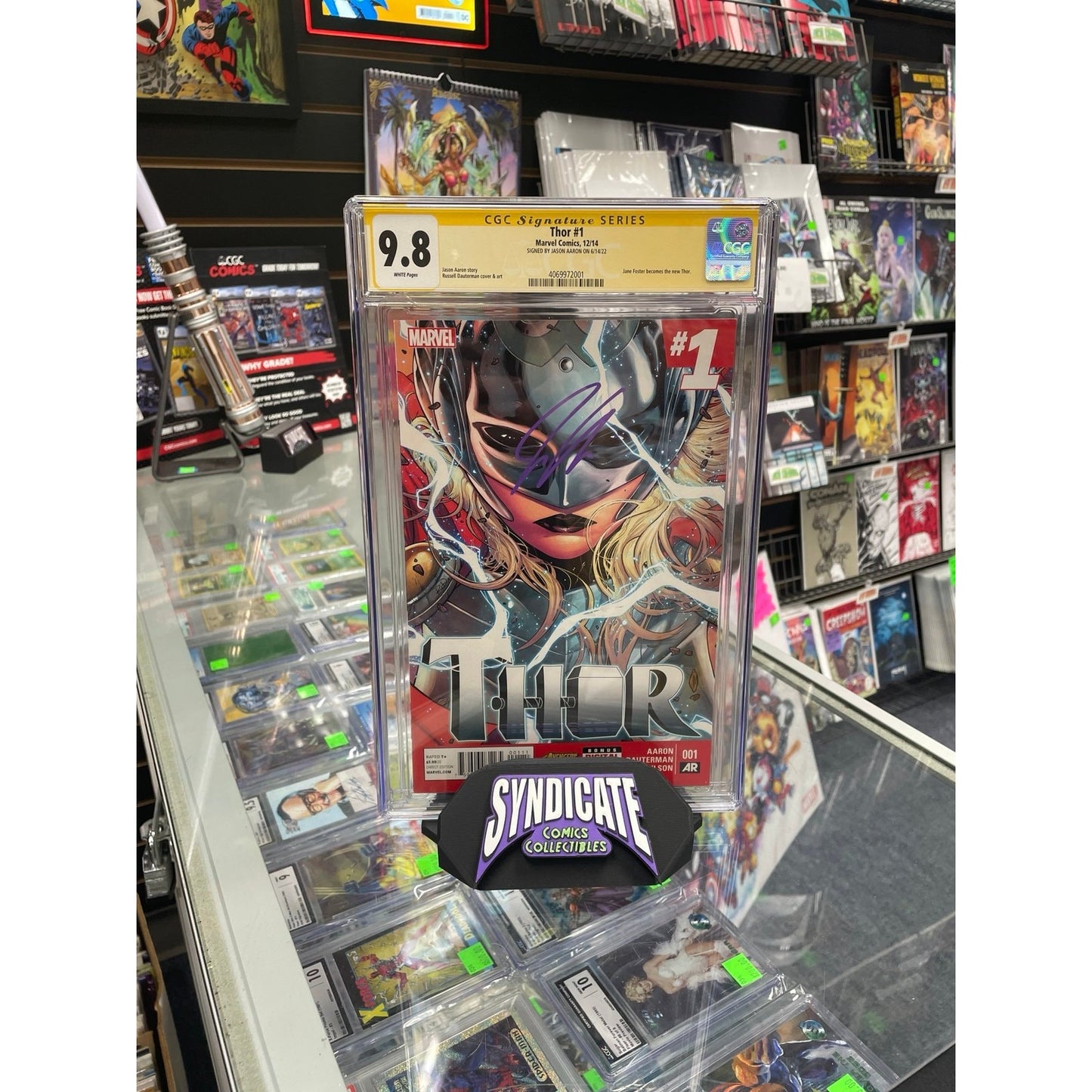 Thor #1 (CGC Signature Series 9.8) Signed by Jason Aaron