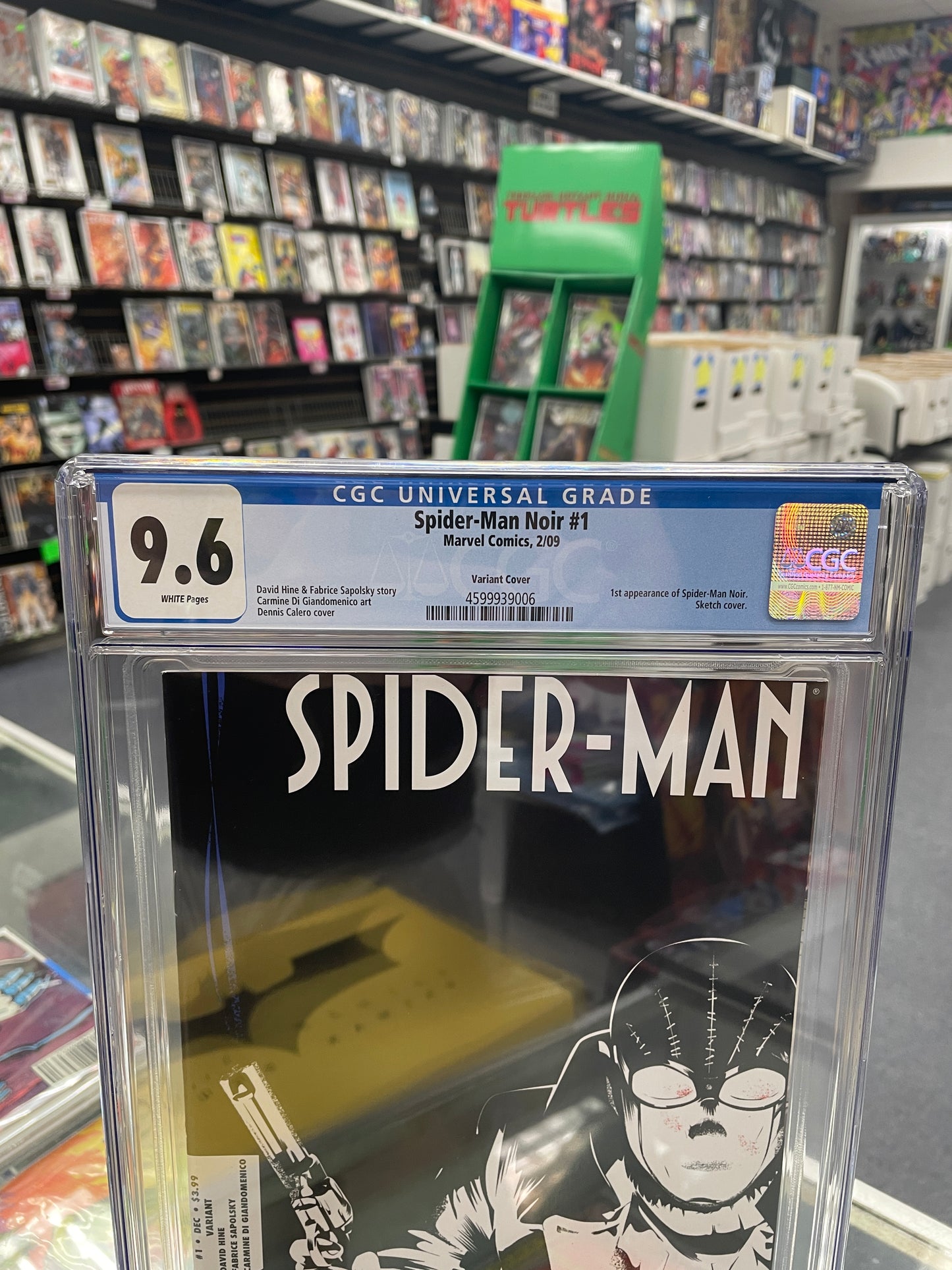Spider-Man Noir #1 Calero Variant (CGC 9.6) 1st Spider-Man Noir