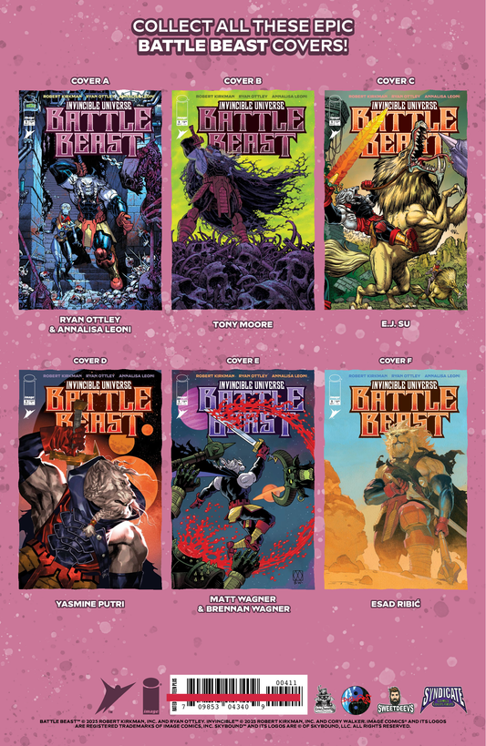 Invincible Universe: Battle Beast #5 Camron Johnson, Syndicate Comics & Collectibles Exclusive Virgin Variant