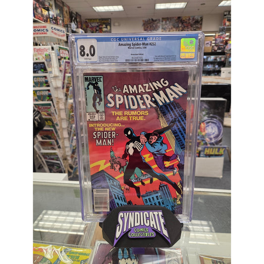 Amazing Spider-Man #252 (CGC 8.0) 1st Black Costume