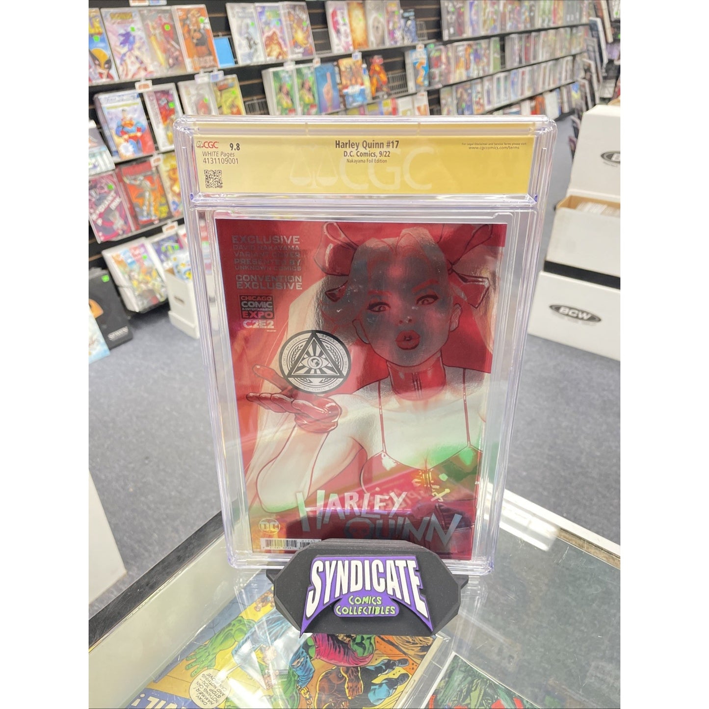 Harley Quinn #1 Nakayama Foil Edition (CGC Signature Series 9.8)