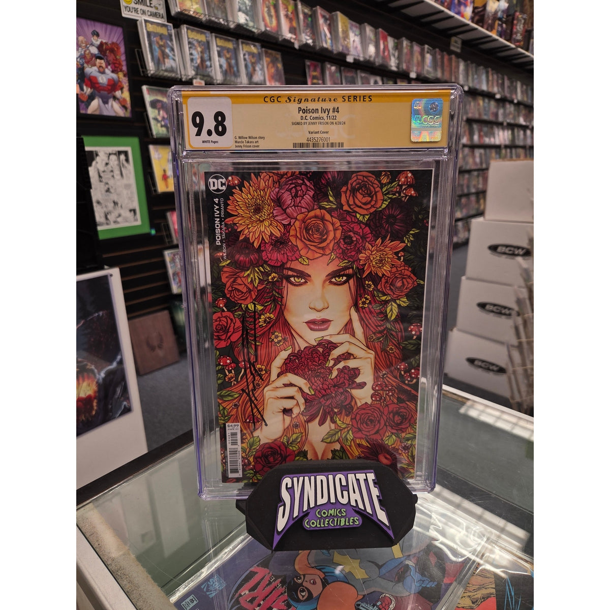 Poison Ivy #4 (CGC 9.8) Signed by Jenny Frison