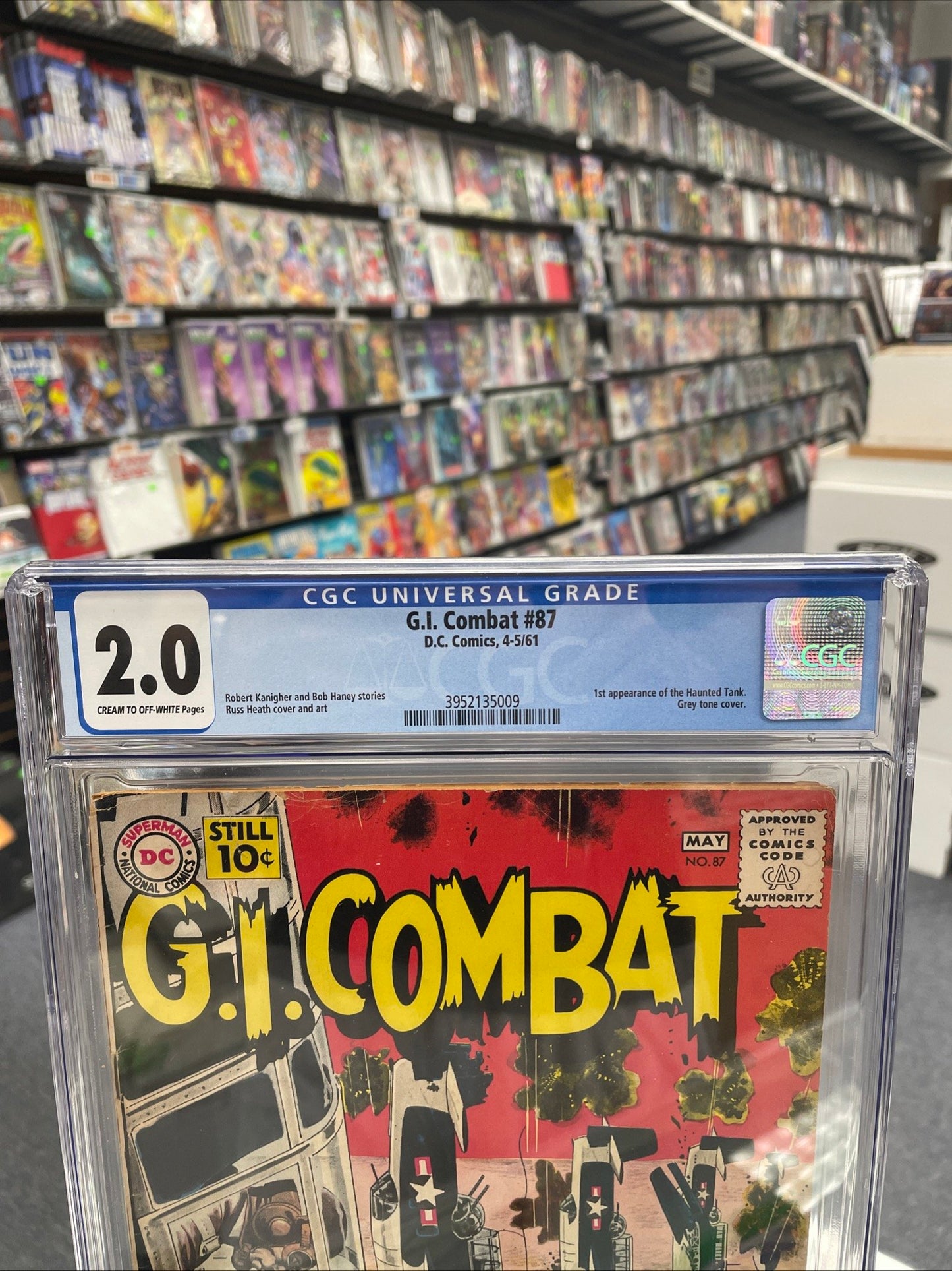 G.I. Combat #87 (CGC 2.0) 1st Haunted Tank