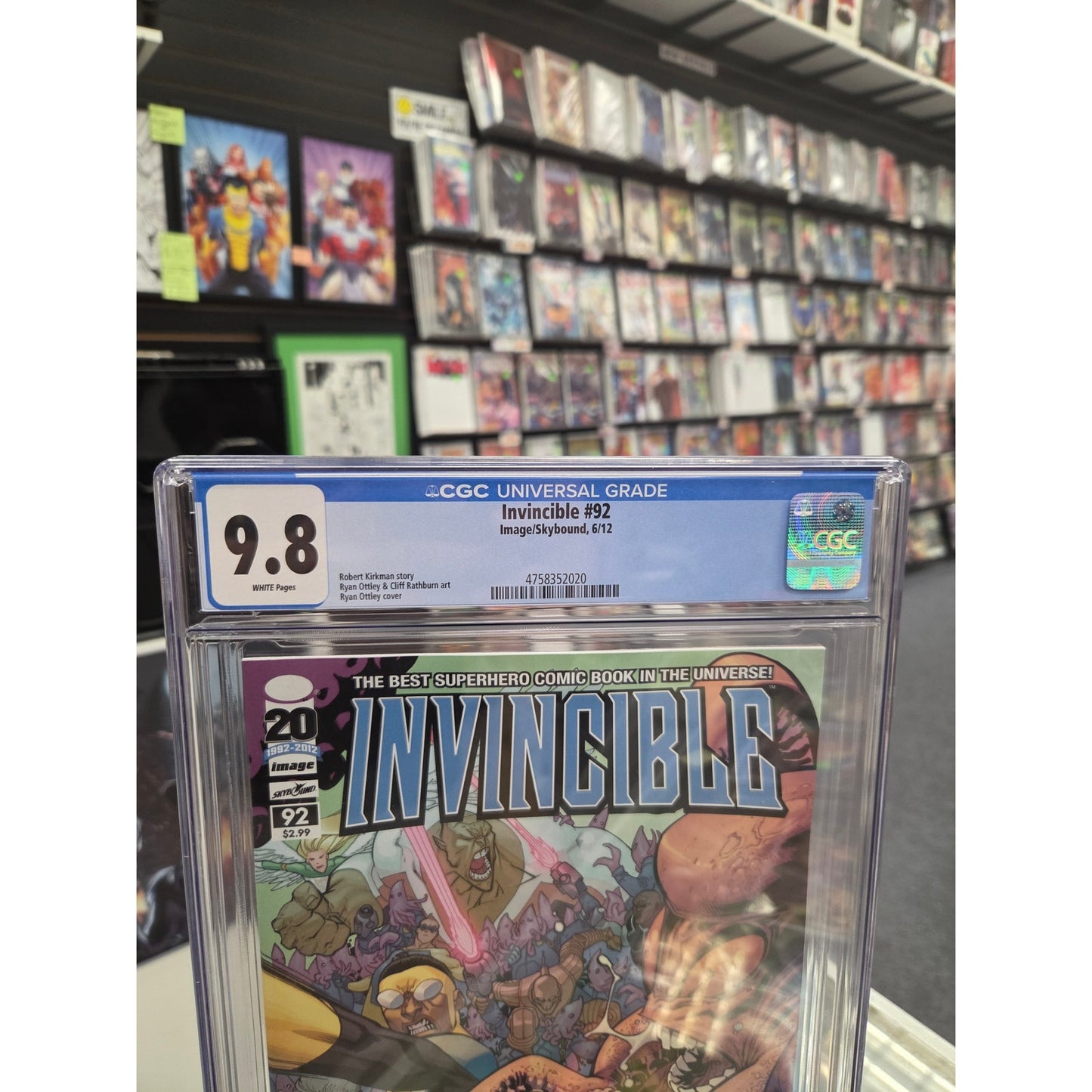 Invincible #92 (CGC 9.8) Low Pop
