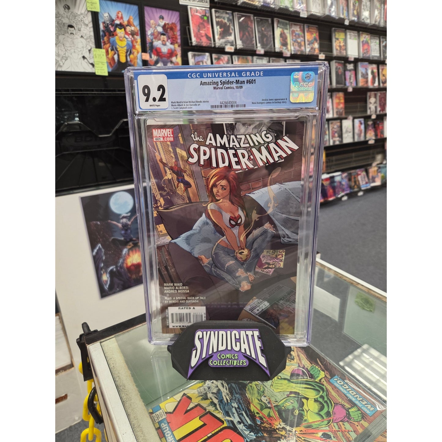 Amazing Spider-Man #601 (CGC 9.2) J. Scott Campbell