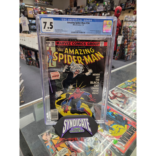 Amazing Spider-Man #194 (CGC 7.5) 1st Black Cat