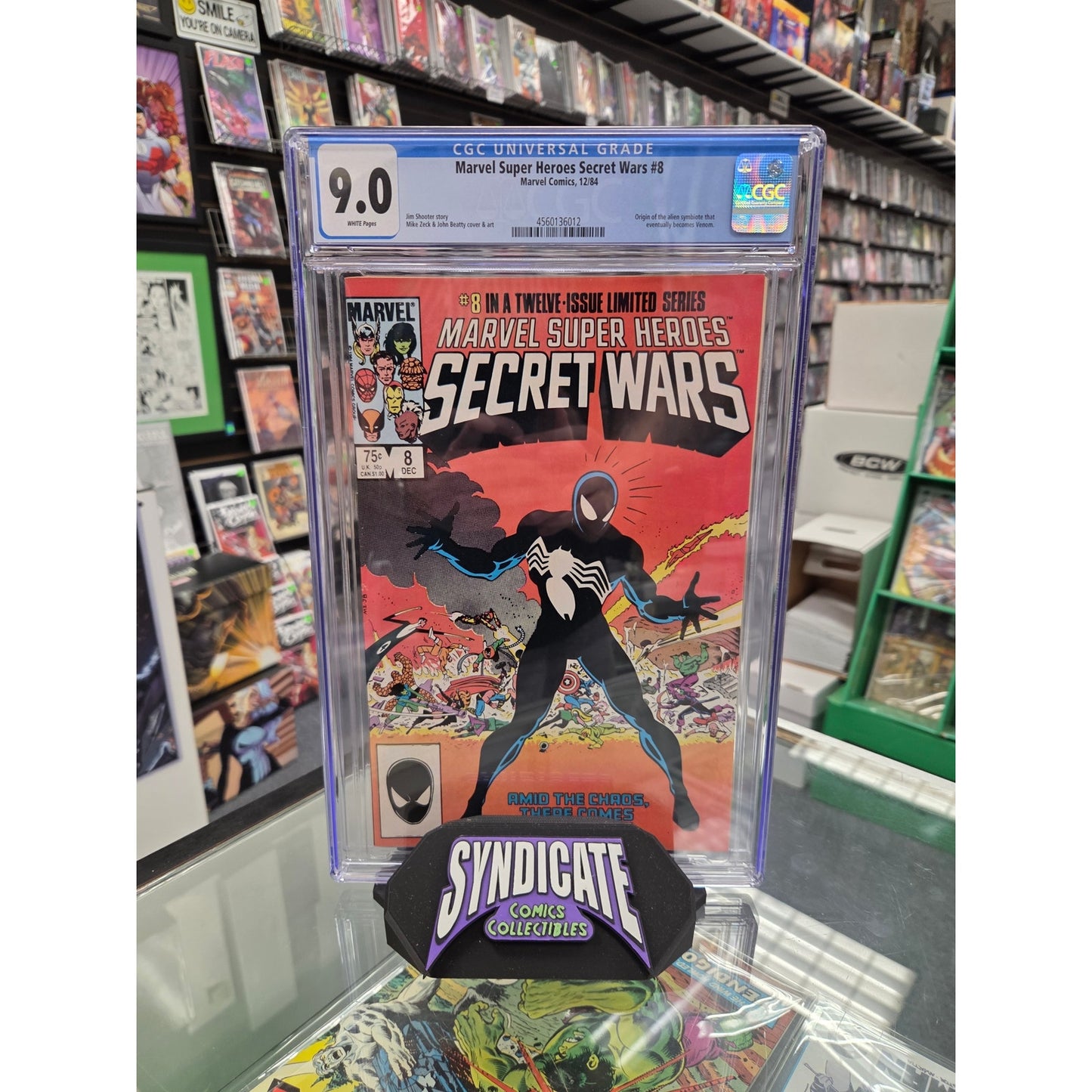 Marvel Super-Heroes: Secret Wars #8 (CGC 9.0) Origin of Black Costume