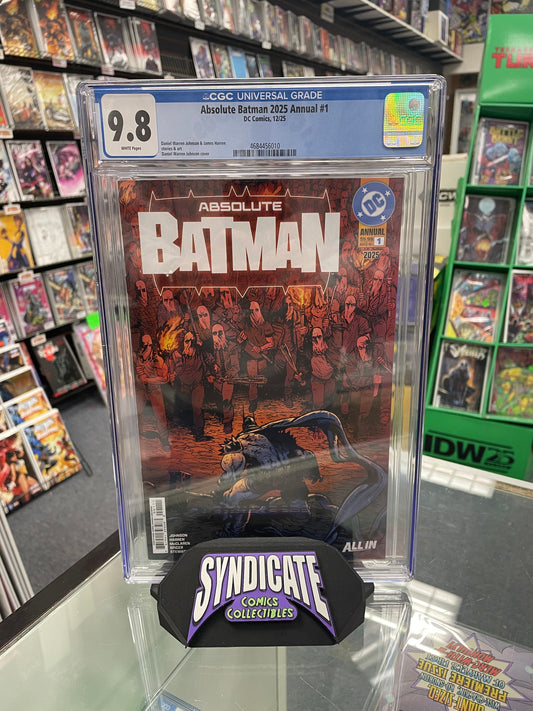 Absolute Batman 2025 Annual (CGC 9.8) 1st Print, Absolute Batmobile Origin