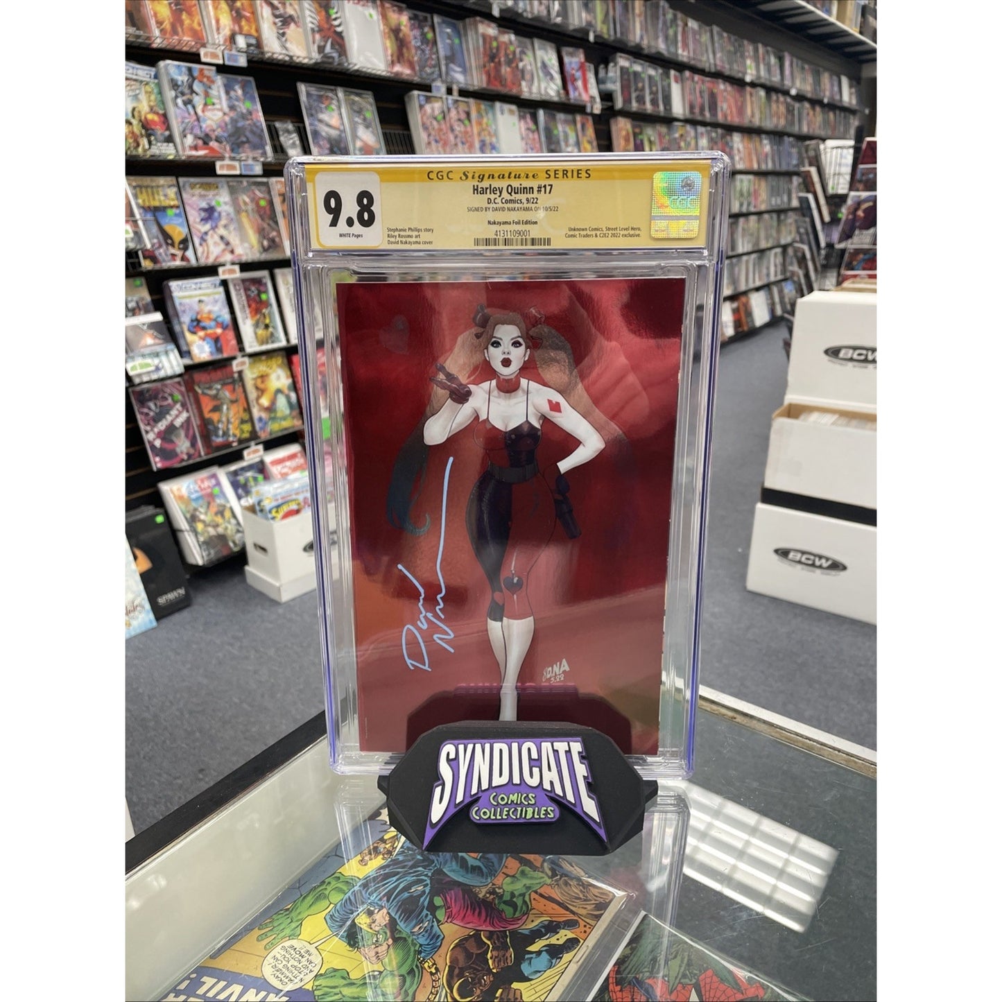 Harley Quinn #1 Nakayama Foil Edition (CGC Signature Series 9.8)