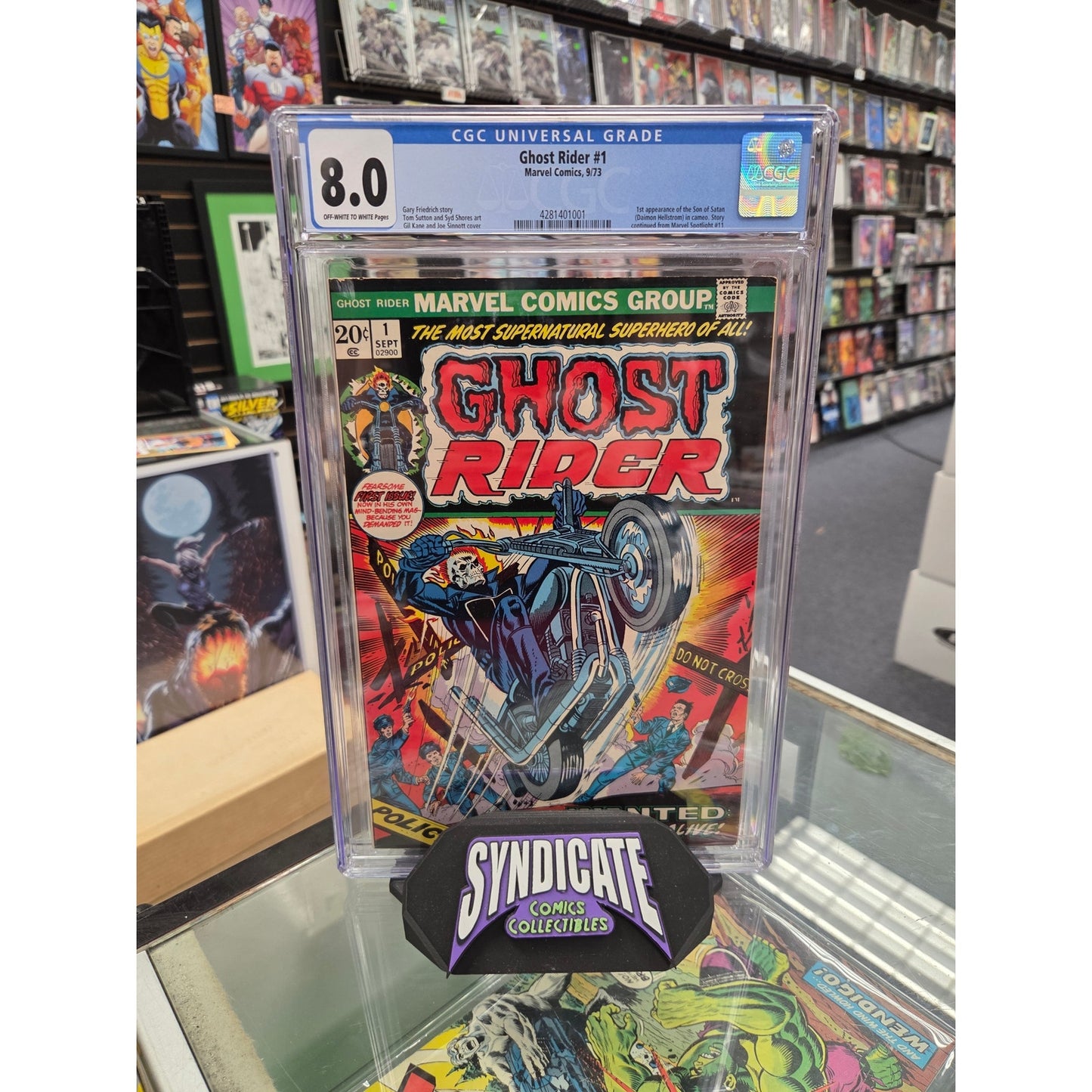 Ghost Rider #1 (CGC 8.0) 1st Solo Ghost Rider