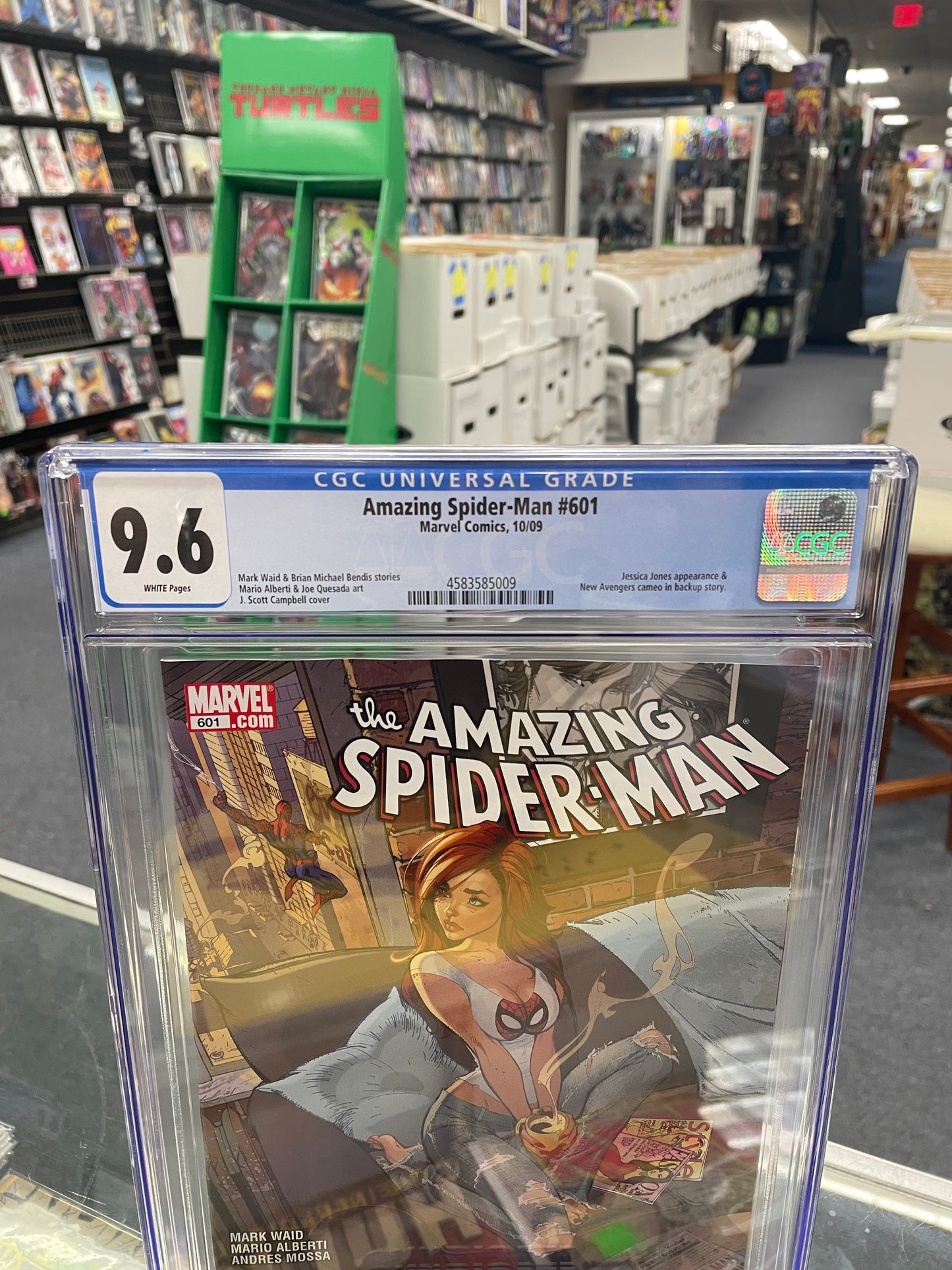 Amazing Spider-Man #601 (CGC 9.6) J. Scott Campbell Cover