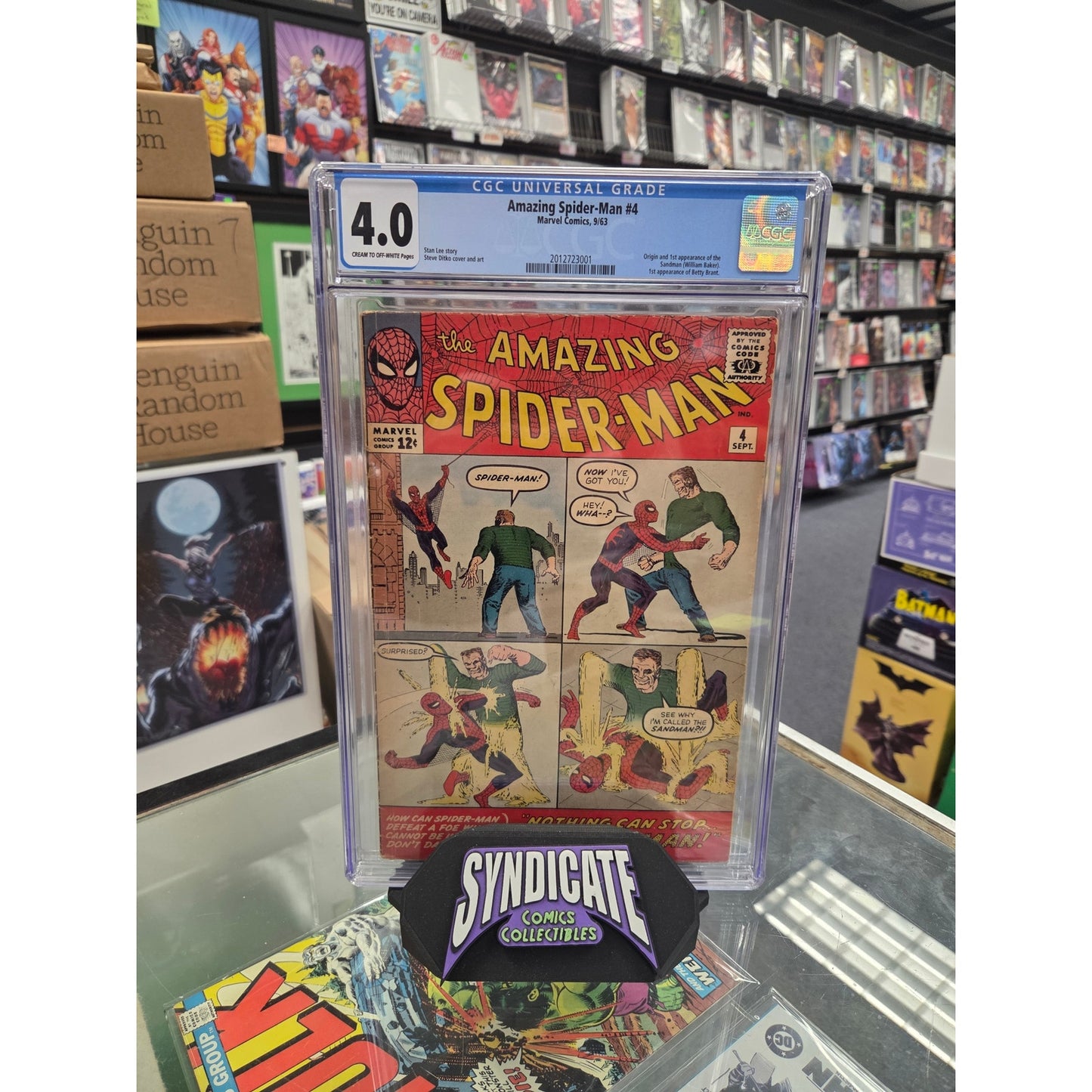 Amazing Spider-Man #4 (CGC 4.0) 1st Sandman