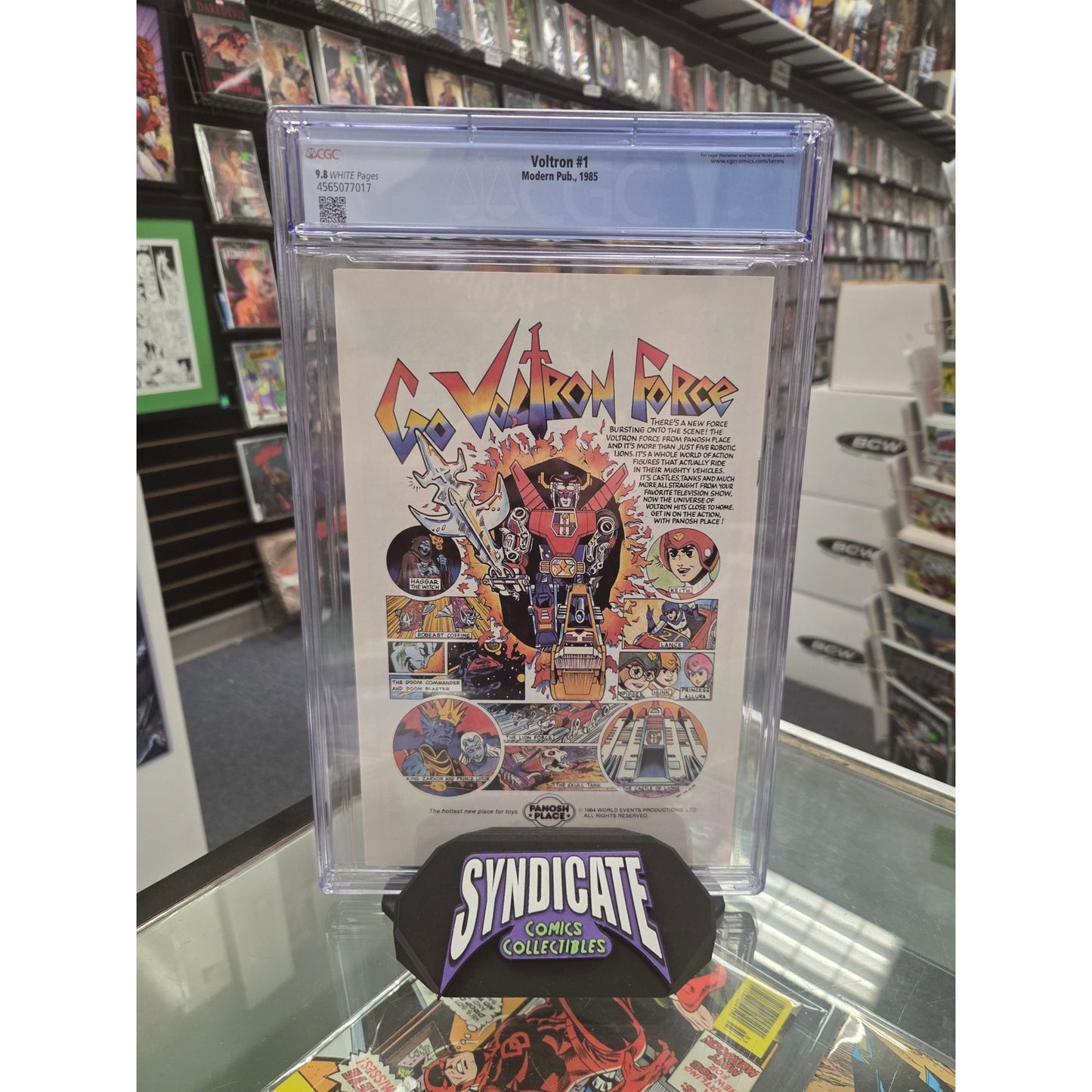 Voltron #1 (CGC 9.8) 1st Voltron in U.S. Comics