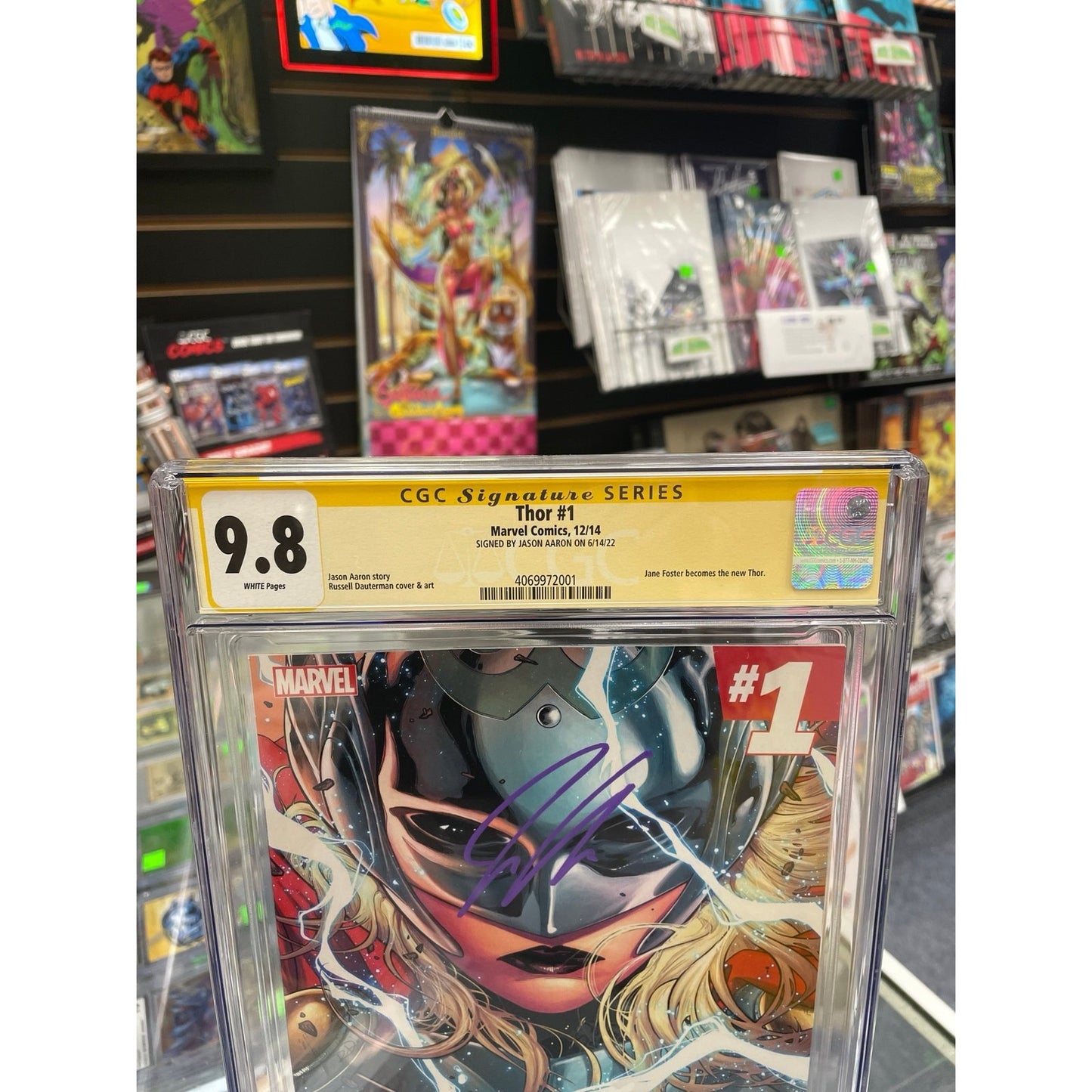 Thor #1 (CGC Signature Series 9.8) Signed by Jason Aaron