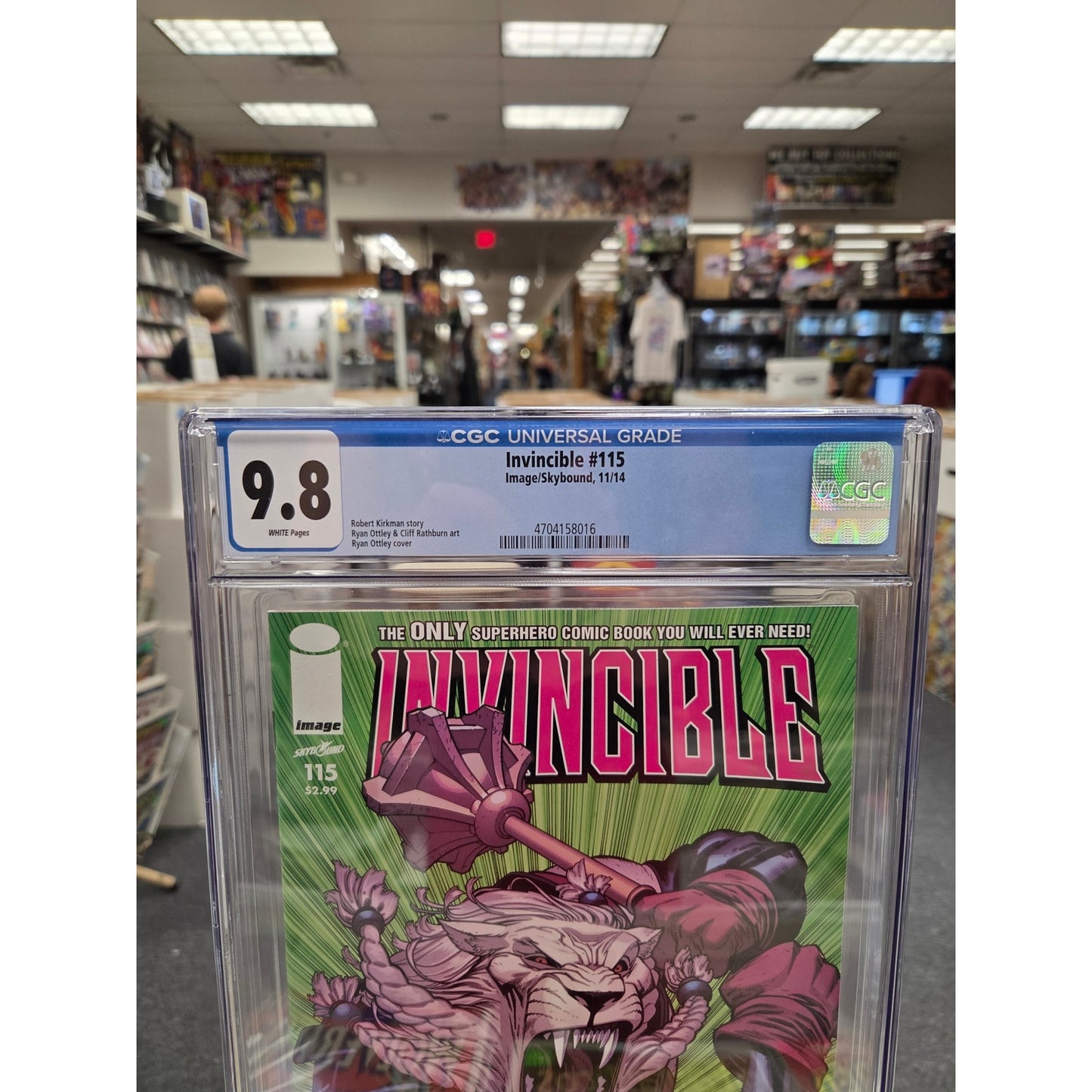 Invincible #115 (CGC 9.8) 1st Battle Beast Cover