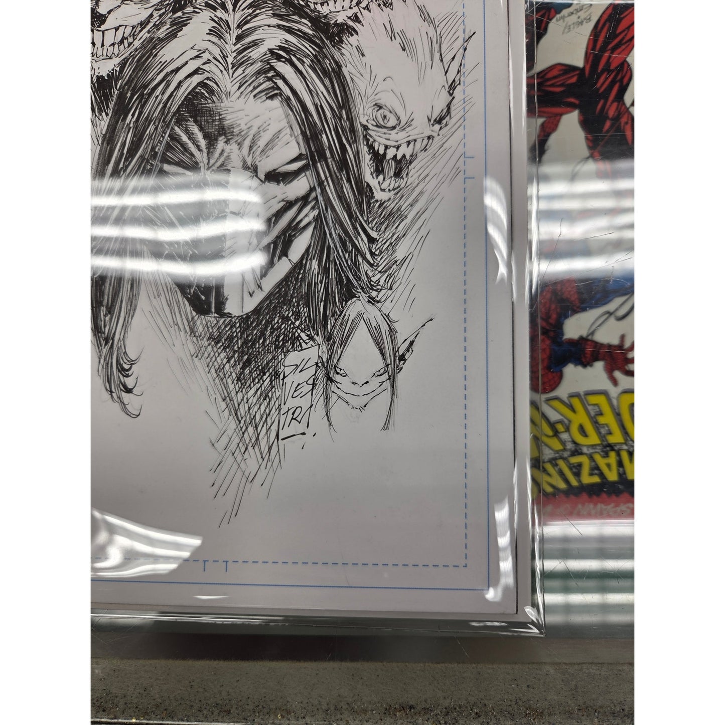 The Darkness #1 (2025) 1:1000 Marc Silvestri Original Sketch