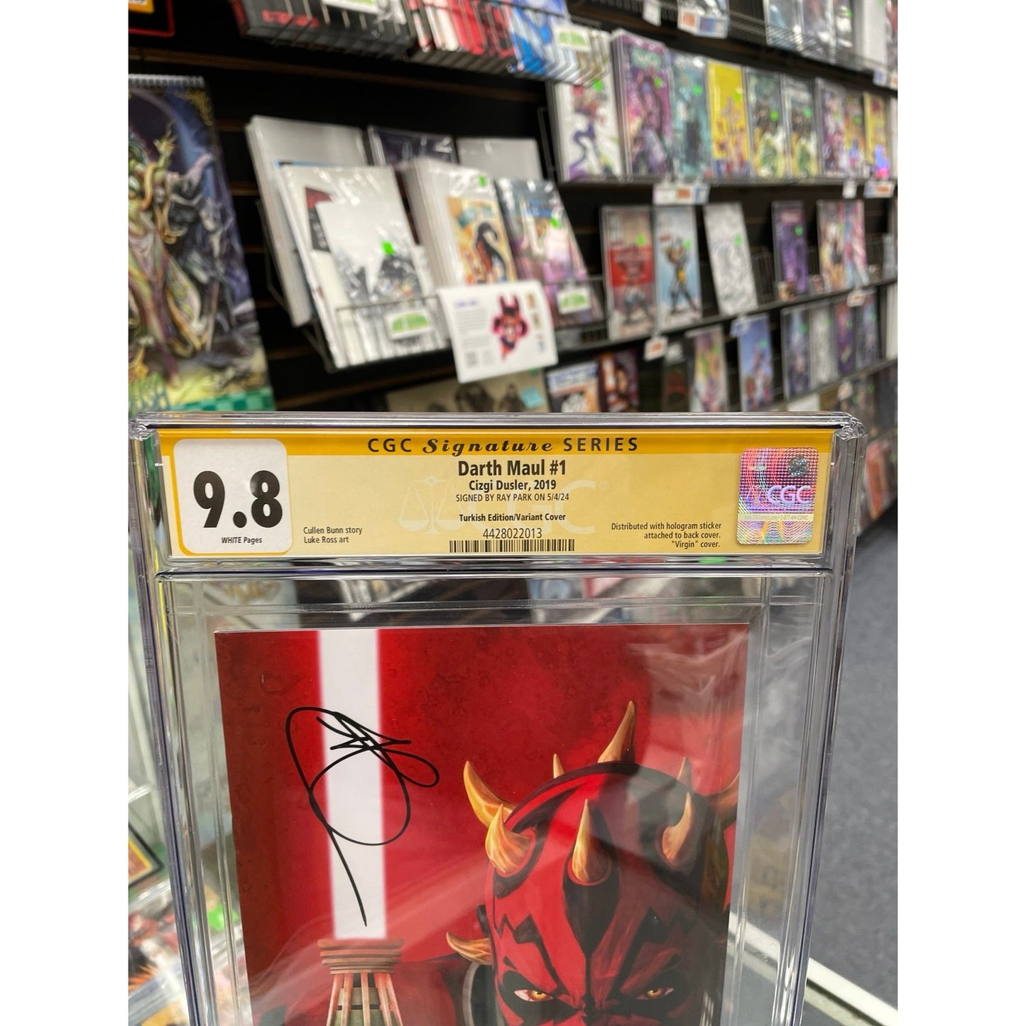 Darth Maul #1 Turkish Edition (CGC Signature Series 9.8) Signed by Ray Park
