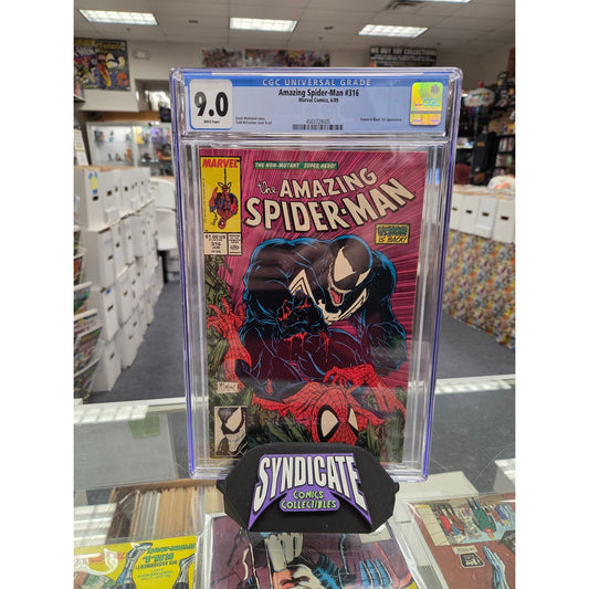 Amazing Spider-Man #316 (CGC 9.0) 1st Venom Cover Appearance