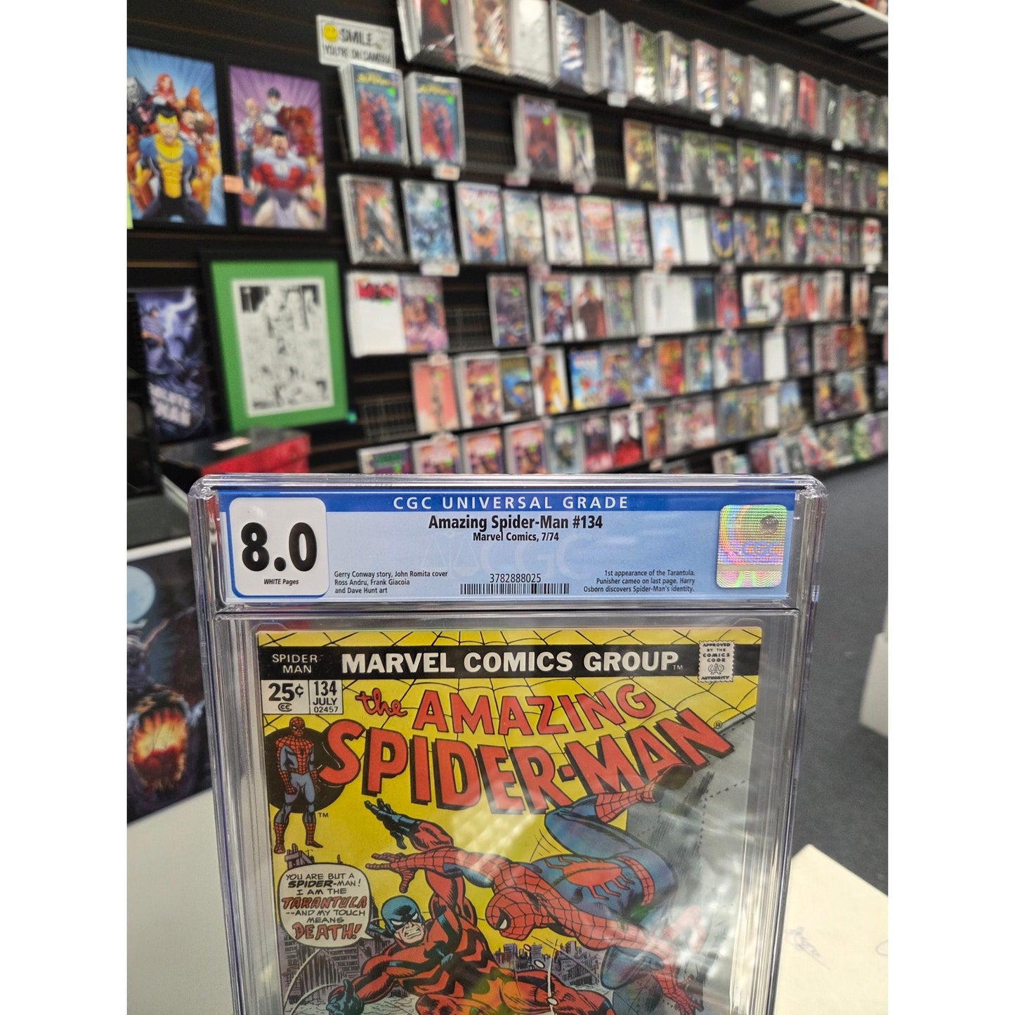 Amazing Spider-Man #134 (CGC 8.0) 1st Tarantula