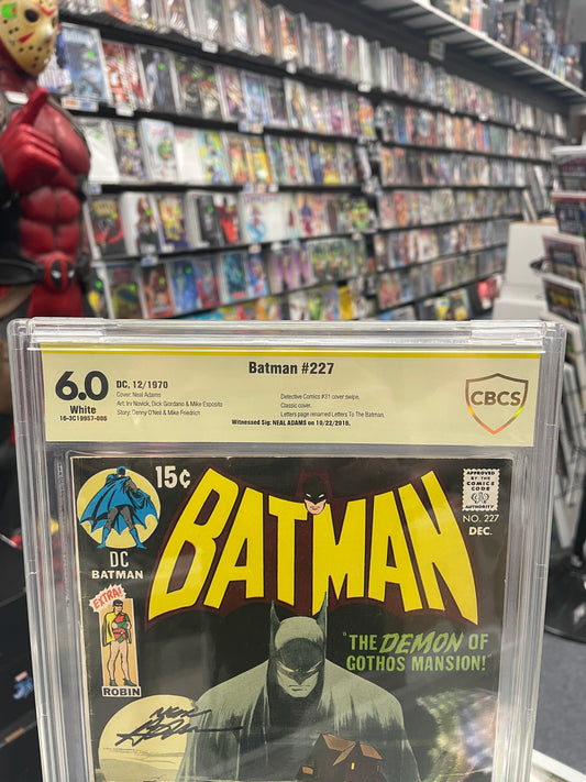 Batman #227 (CBCS 6.0) Signed By Neal Adams