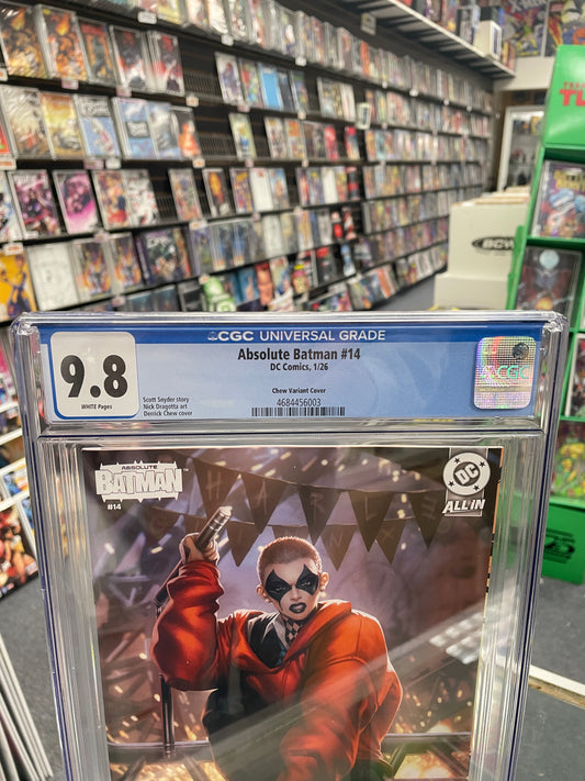 Absolute Batman #14 Derrick Chew Variant (CGC 9.8) 1st Absolute Harley Quinn