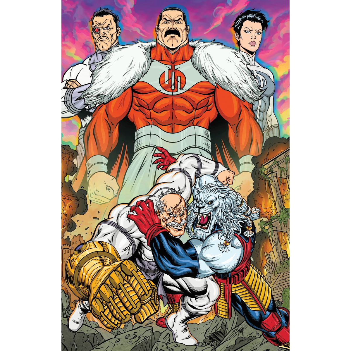 Invincible Universe: Battle Beast #12 Deegan Puchkors, Syndicate Comics & Collectibles DragonCon Exclusive Virgin Foil Variant