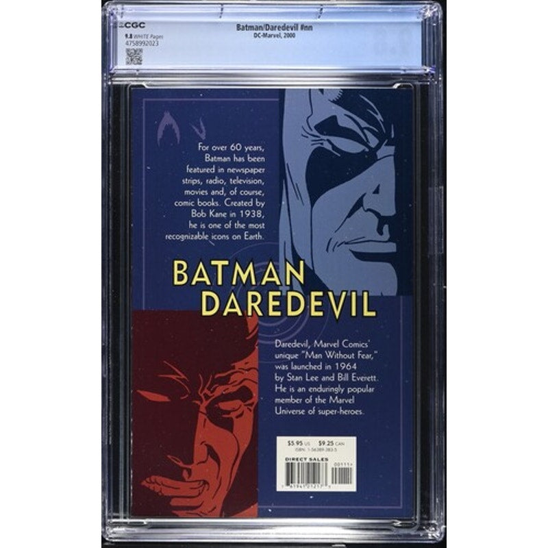Batman/Daredevil (CGC 9.8) Marvel & DC Crossover