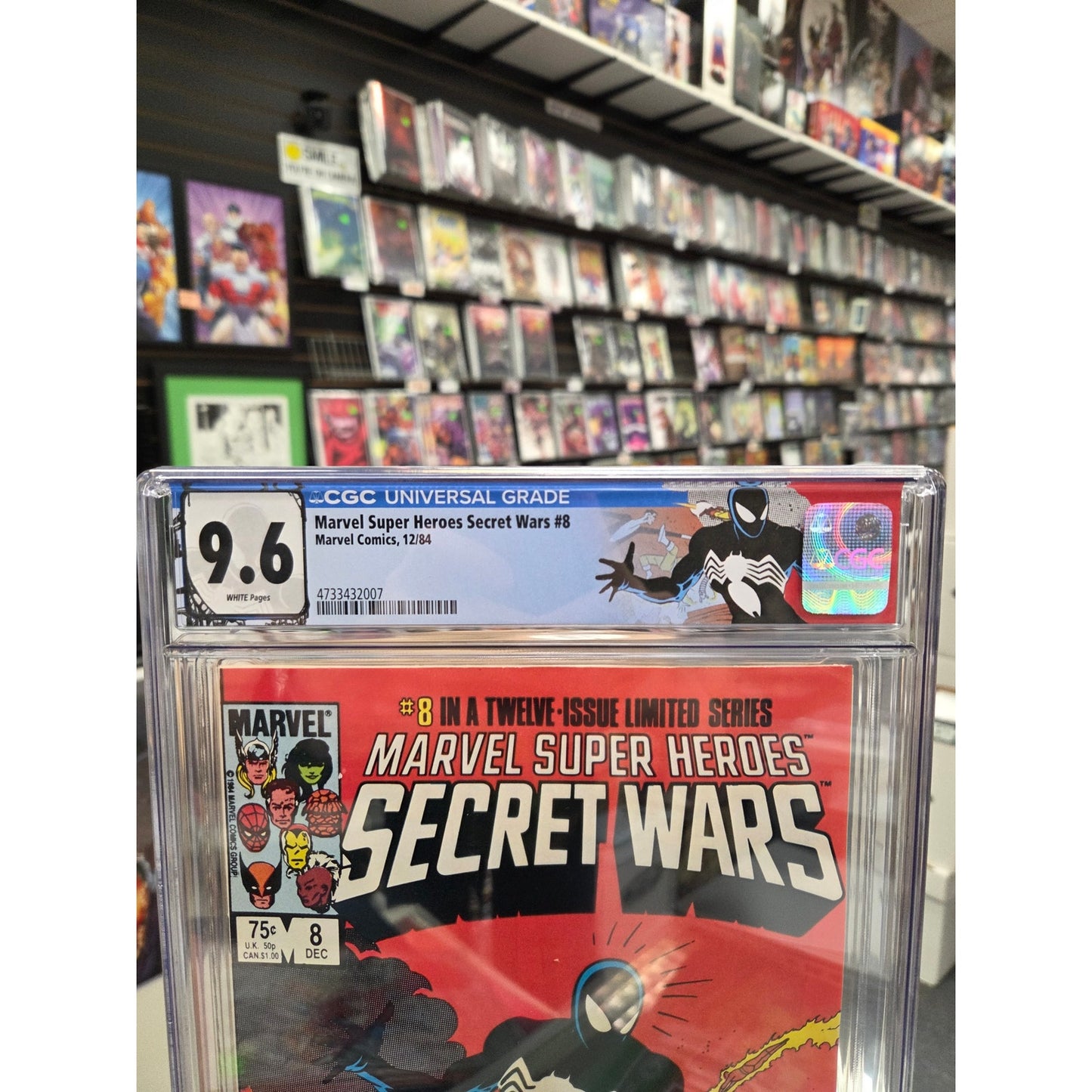 Marvel Super-Heroes: Secret Wars #8 (CGC 9.6) Origin of Black Costume