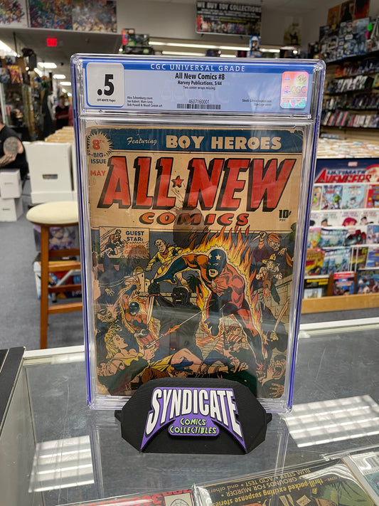 All-New Comics #8 (CGC 0.5) Golden-Age War Comics