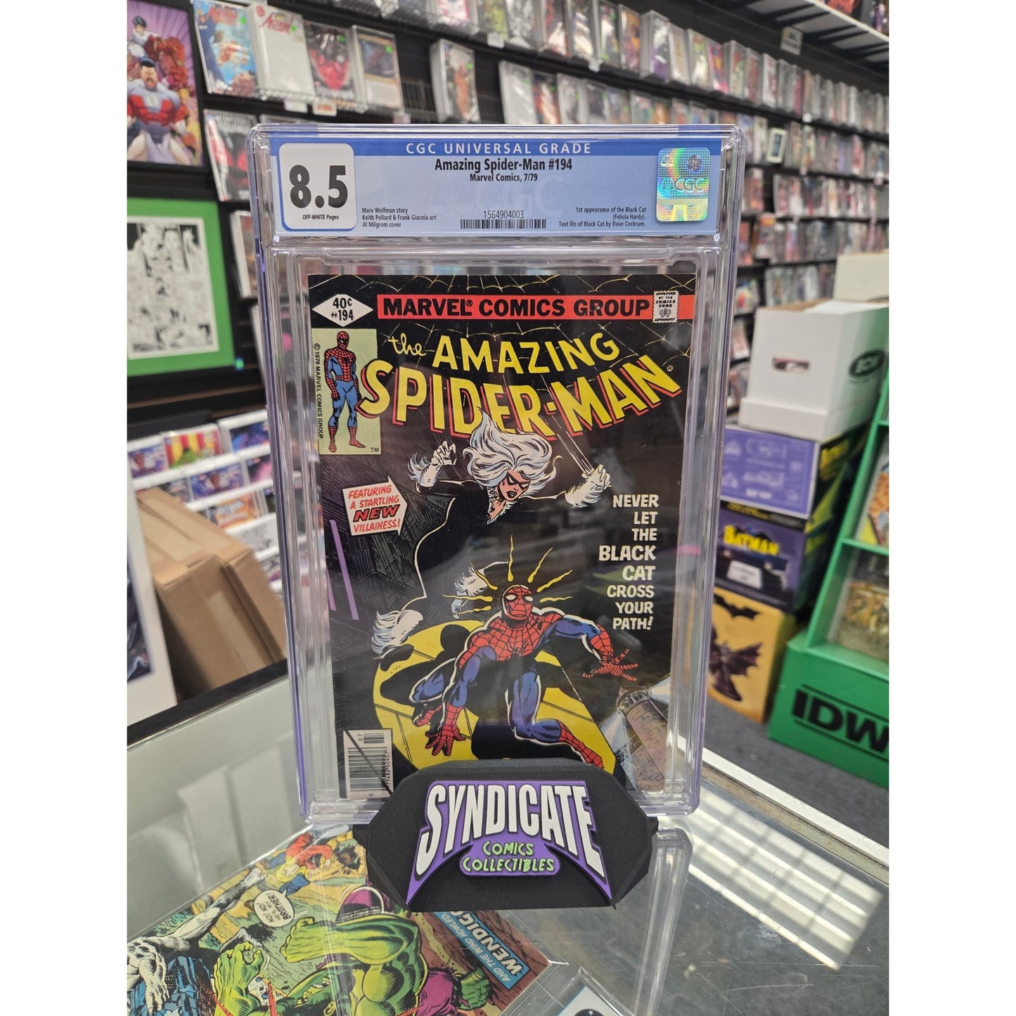 Amazing Spider-Man #194 (CGC 8.5) 1st Black Cat