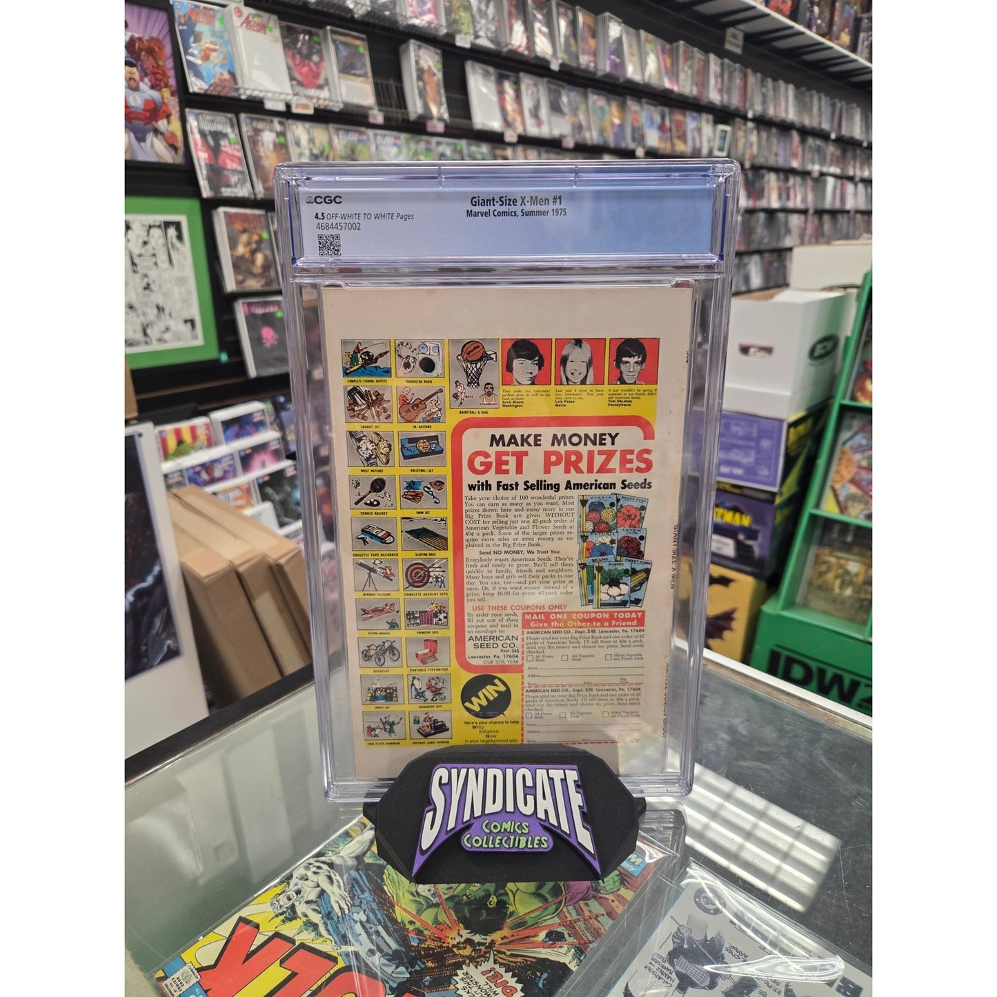 Giant-Size X-Men #1 (CGC 4.5) 1st Storm, Nightcrawler, Colossus